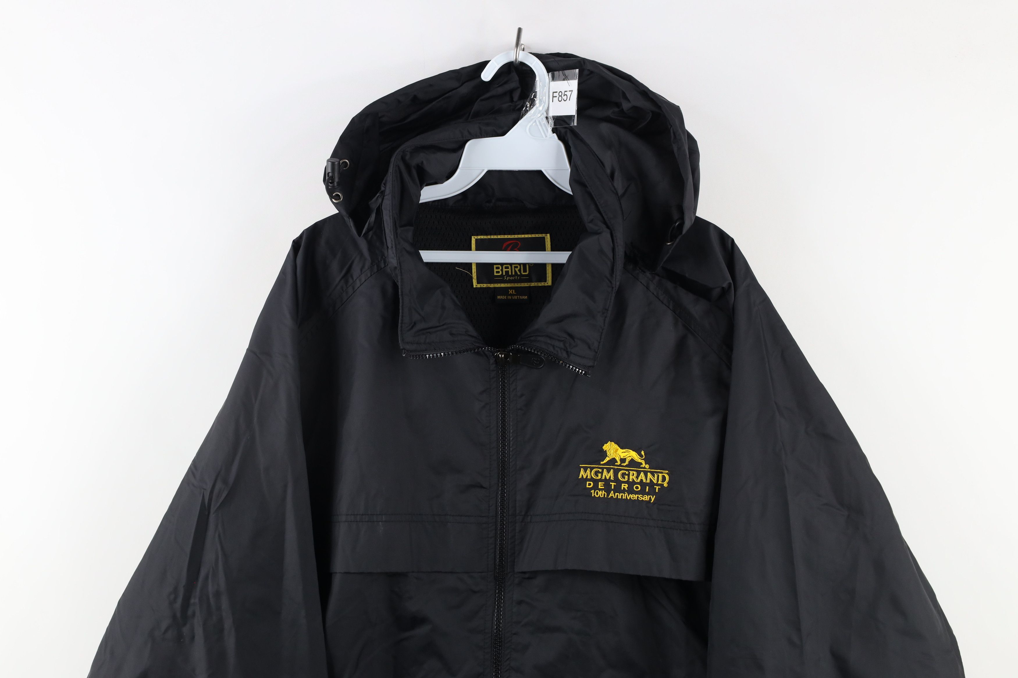 Vintage Vintage Y2K Streetwear Grand Casino Detroit Hooded Jacket Size US XL / EU 56 / 4 - 2 Thumbnail