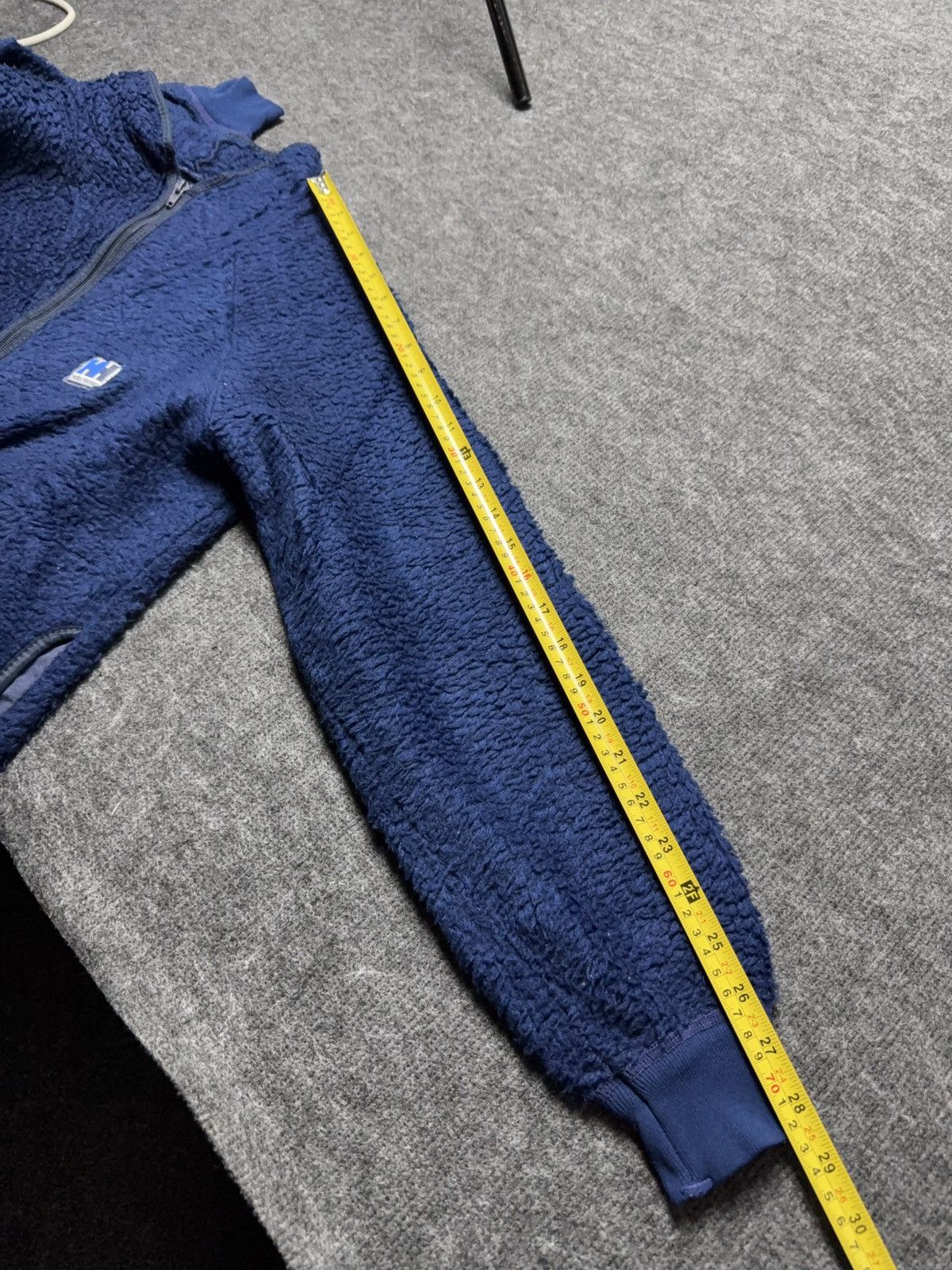 Helly Hansen 80s Retro Helly Hansen Navy Sherpa Fleece Zip Jacket Logo Size US S / EU 44-46 / 1 - 14 Thumbnail