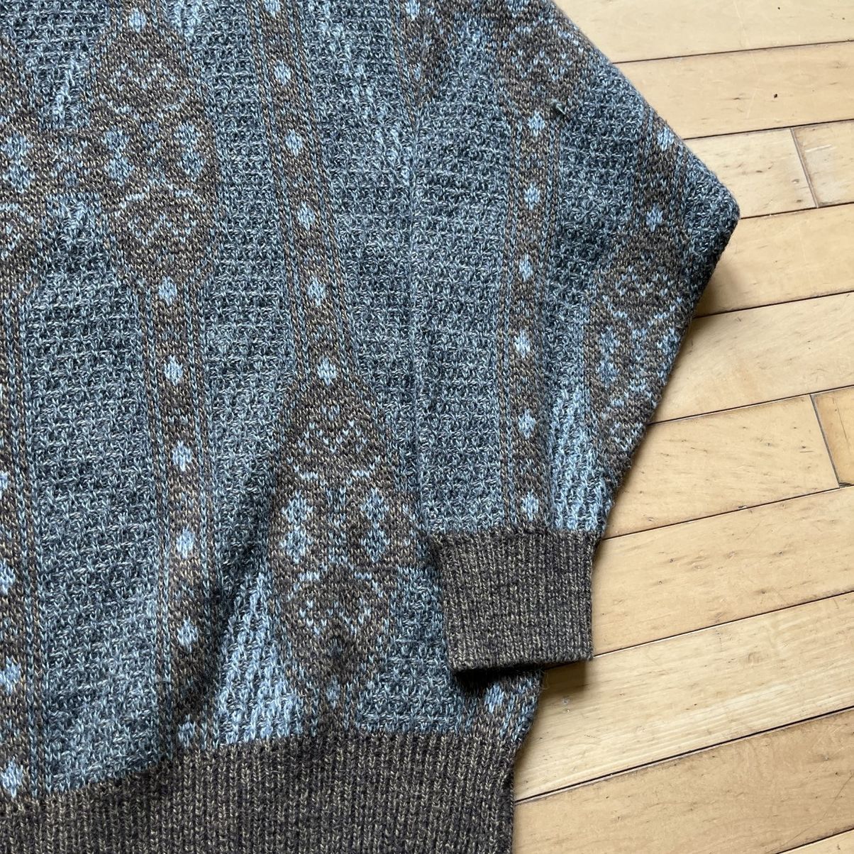 Vintage Brown Vintage knit sweater Size US L / EU 52-54 / 3 - 6 Thumbnail