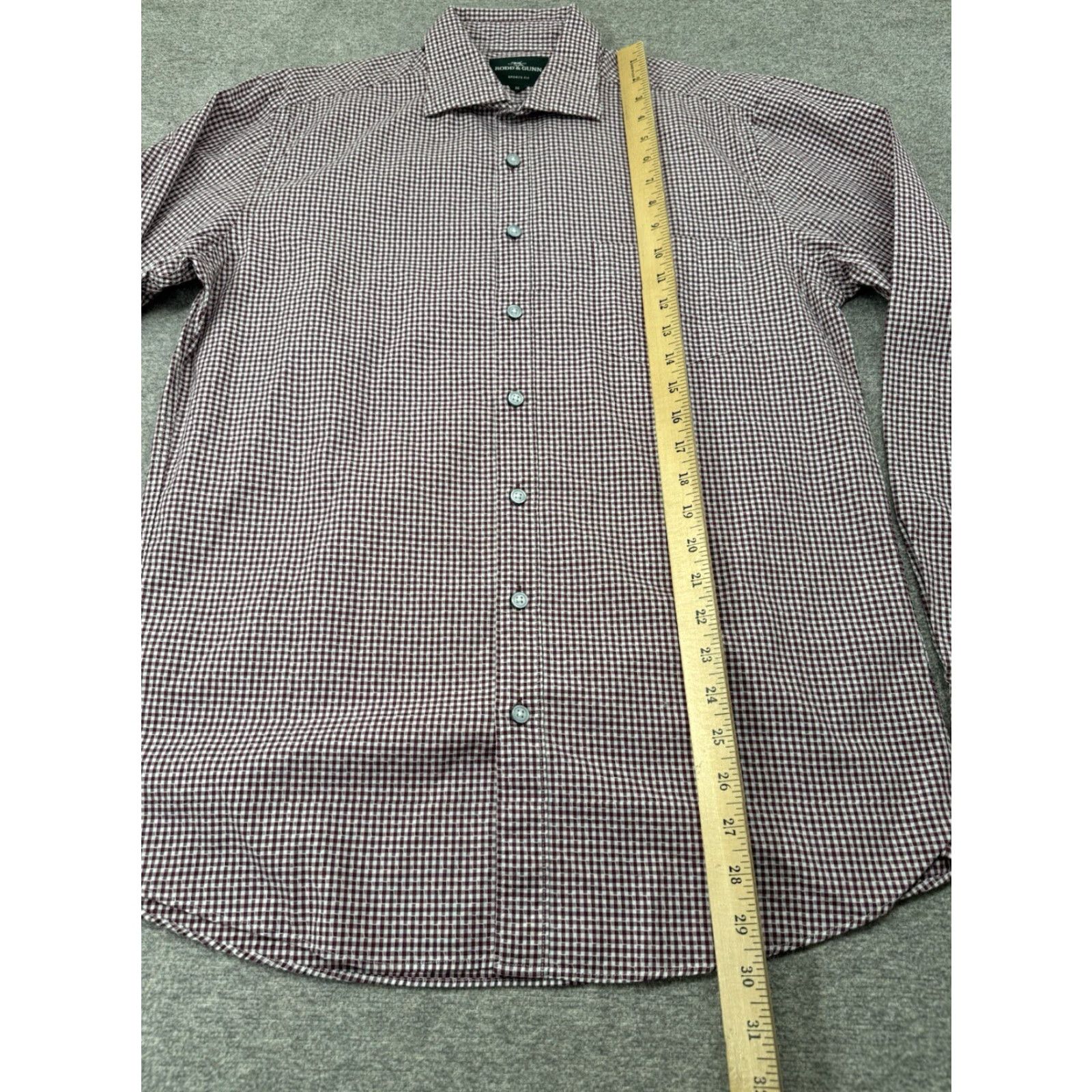 Rodd & Gunn Rodd & Gunn Shirt Mens Medium Plaid Cotton Long Sleeve Athletic Button-Up Italy Size US M / EU 48-50 / 2 - 3 Thumbnail