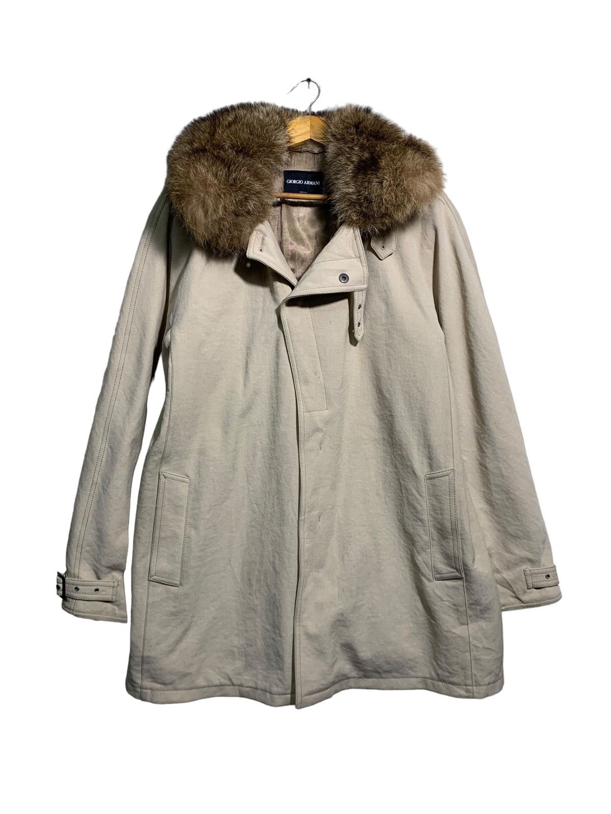 Emporio Armani 🔥GIORGIO ARMANI MINK FUR MAN OVERCOATS Size US M / EU 48-50 / 2 - 1 Thumbnail