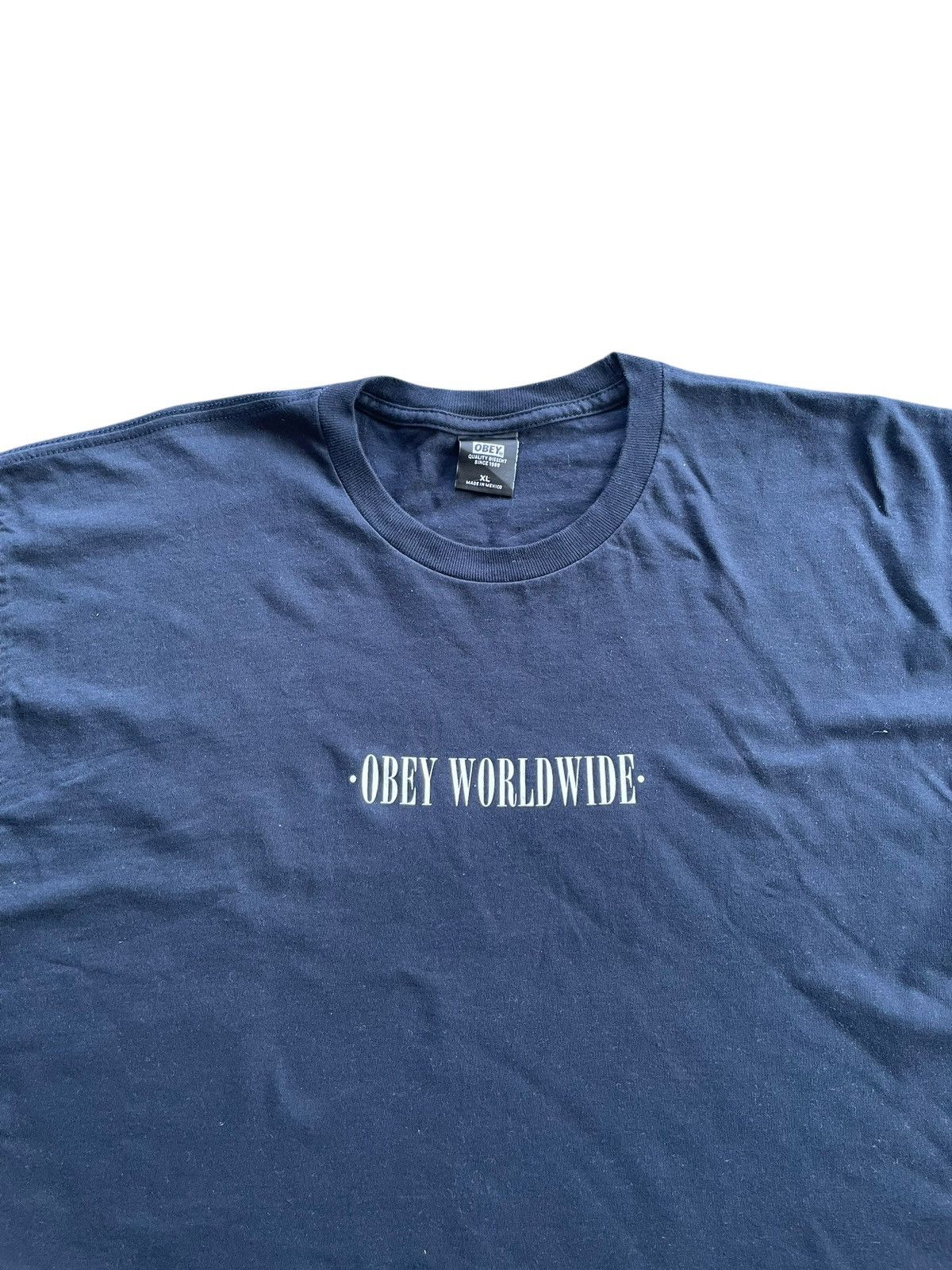 Obey Obey Worldwide Long Sleave Size US XL / EU 56 / 4 - 3 Thumbnail
