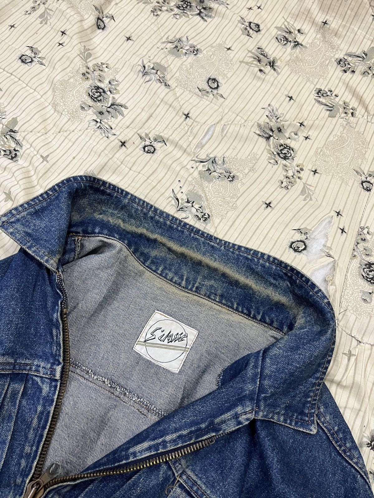 Vintage (Zzzz)🔥🔥RARE VTG 5 CLASSE QUINTA DENIM JACKET Size US L / EU 52-54 / 3 - 11 Thumbnail