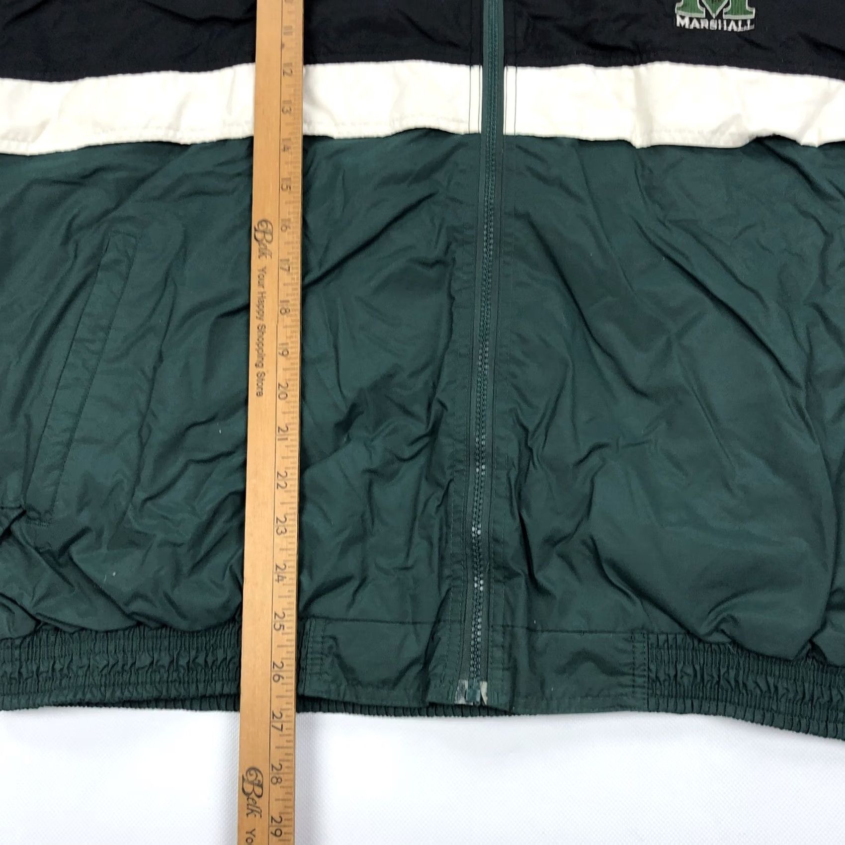 Holloway Holloway Thundering Herd Track Jacket Men's XL College Activewear Zip Jacket Colorblock Black Green White New Title Size US XL / EU 56 / 4 - 6 Thumbnail