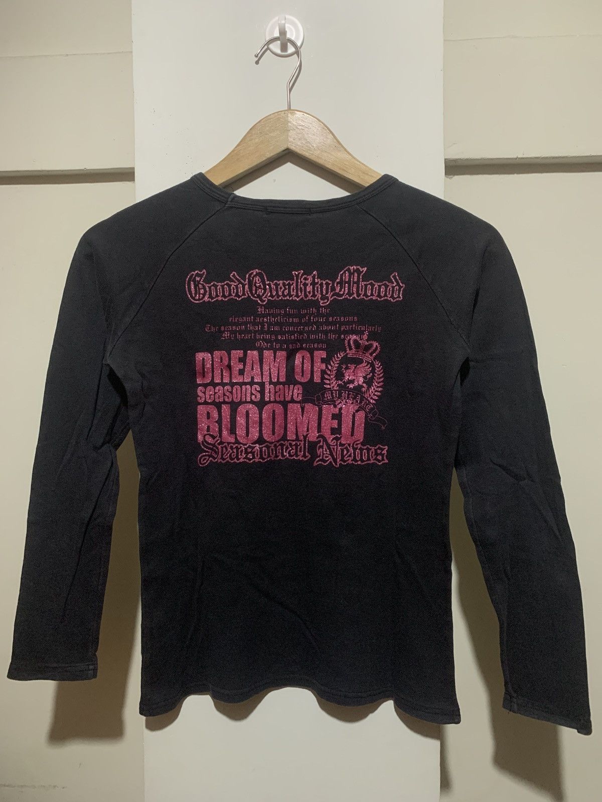 Hysteric Glamour × Undercover Japanese Crazy Girl Gothic Poem Long Sleeve T Shirt Size US L / EU 52-54 / 3 - 11 Thumbnail