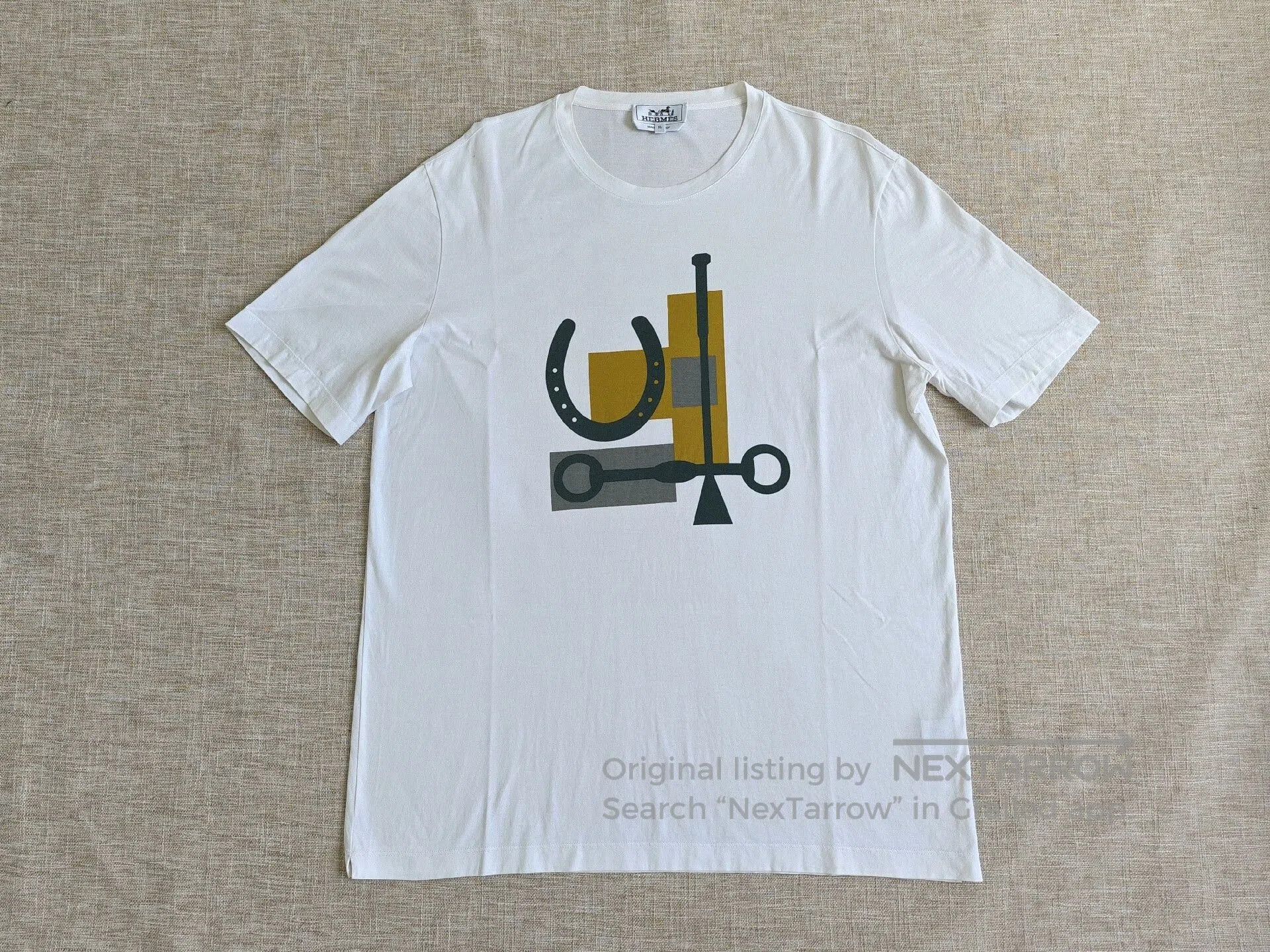 Hermes Hermes Men's Short Sleeve T-Shirt XL. Size US XL / EU 56 / 4 - 1 Thumbnail