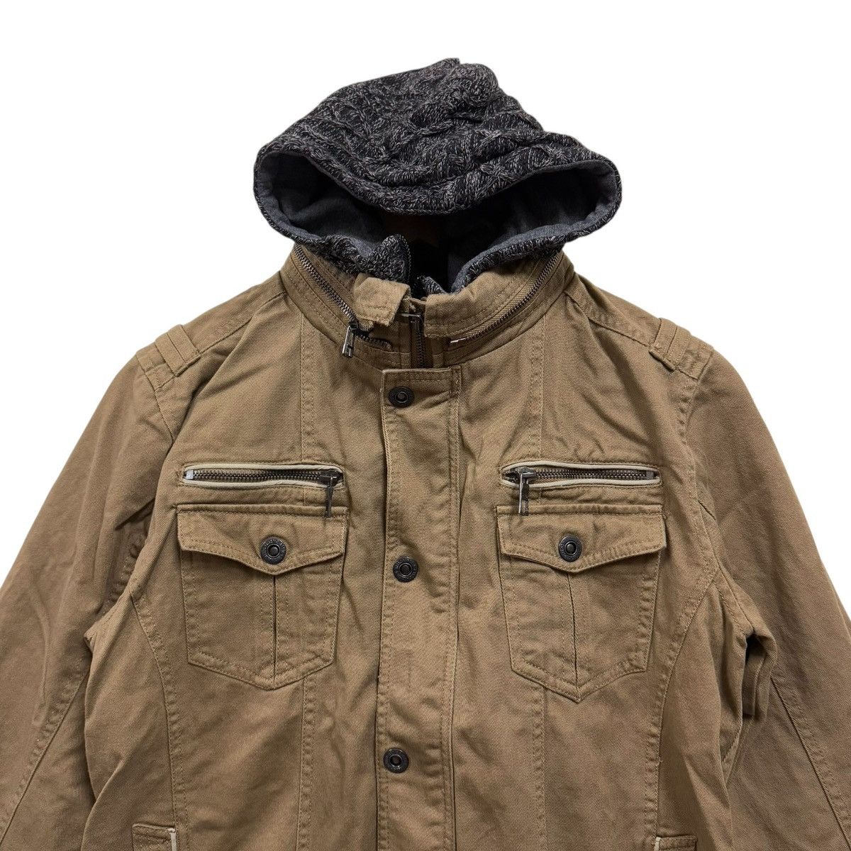 In The Attic Jacket Hooded Biker Vkei Style