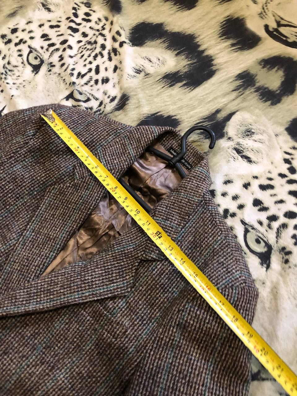 Harris Tweed Harris Tweed Jacket Adult Hunting Outdoor Weave Blazer Size 42R - 10 Thumbnail