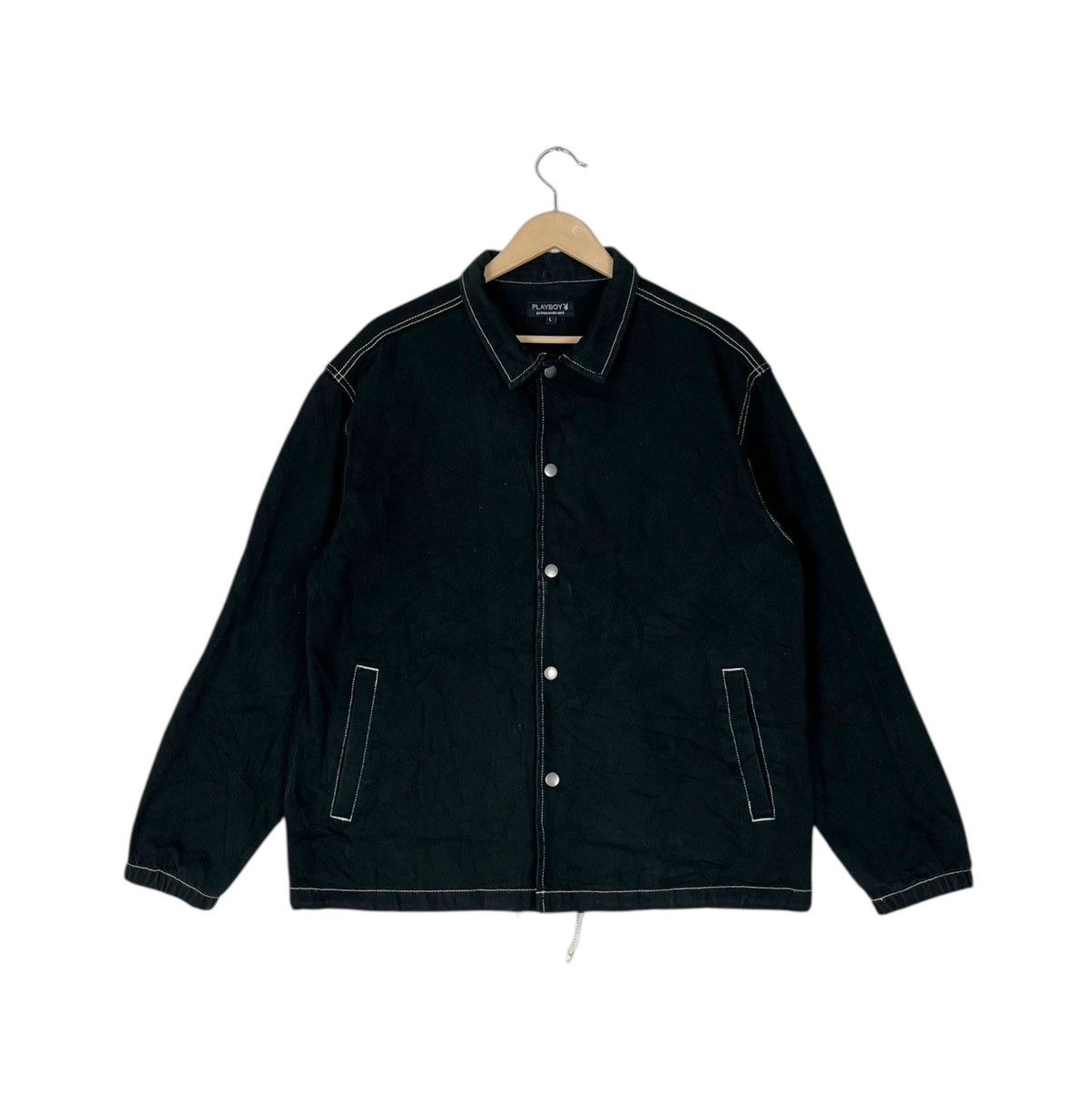 Japanese Brand × Playboy Playboy Bunny Snap Button Denim Jacket Size US L / EU 52-54 / 3 - 2 Thumbnail