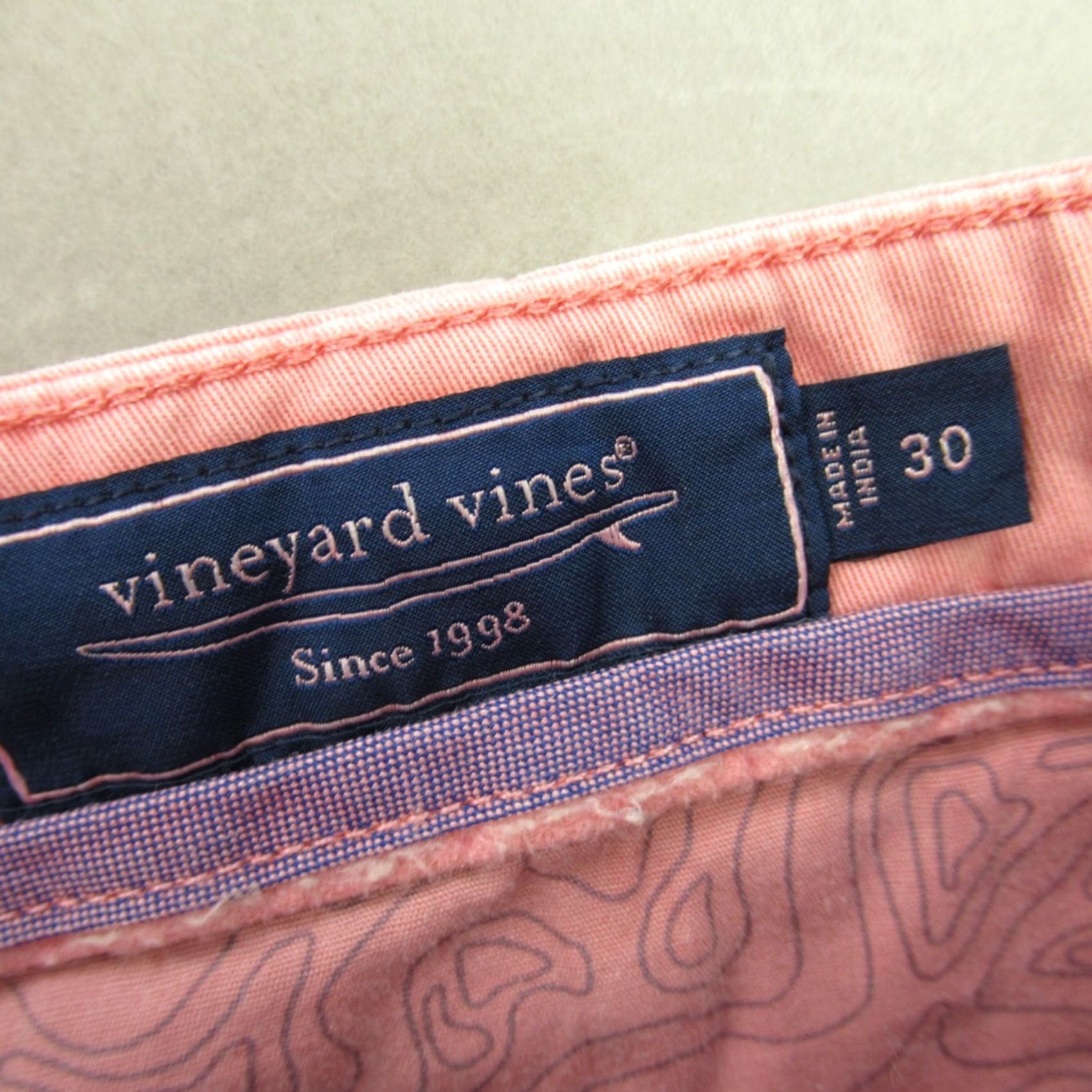 Vineyard Vines Vineyard Vines Shorts Mens 30 Pink Chino Pockets Hiking Lightweight Size US 30 / EU 46 - 3 Thumbnail
