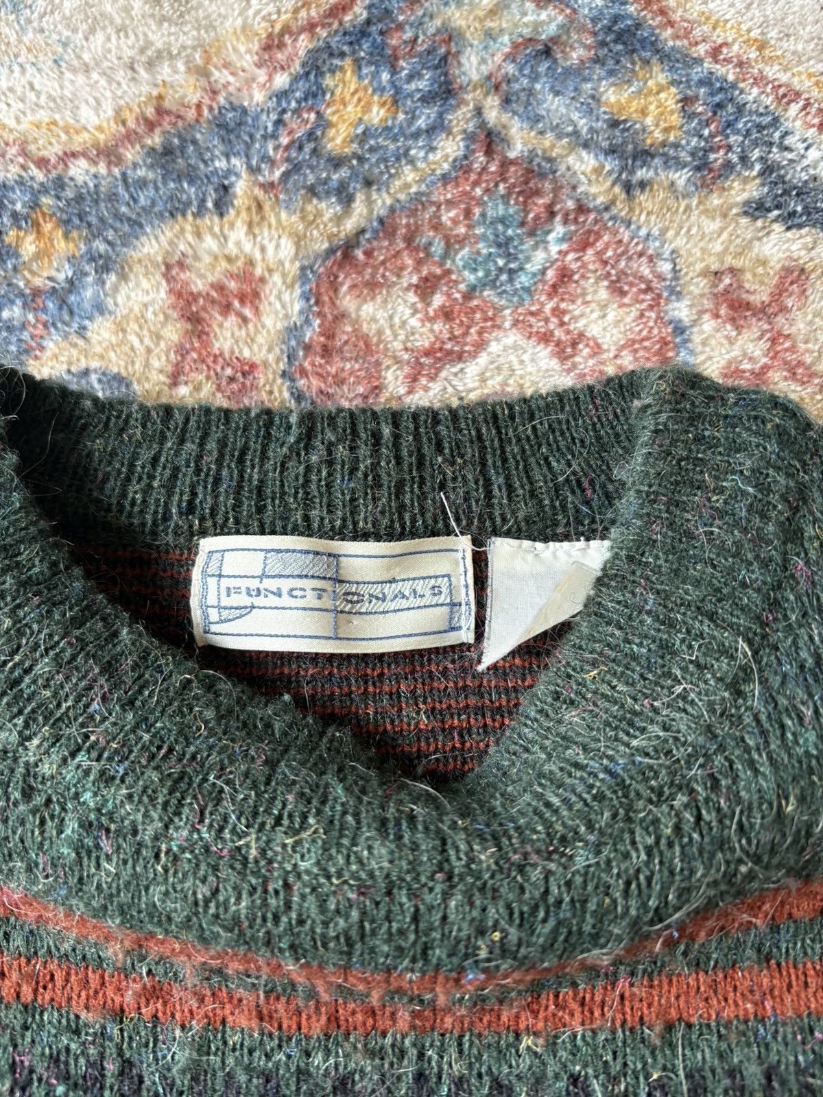 Vintage Vintage Functionals Striped Pullover Sweater Large Size US L / EU 52-54 / 3 - 3 Thumbnail