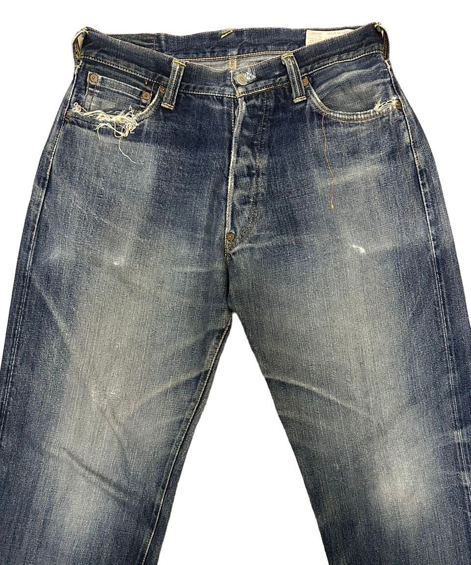 Designer × Evisu × Japanese Brand Vtg Evisu Yamane No 1 Special Distressed Size US 31 - 6 Thumbnail