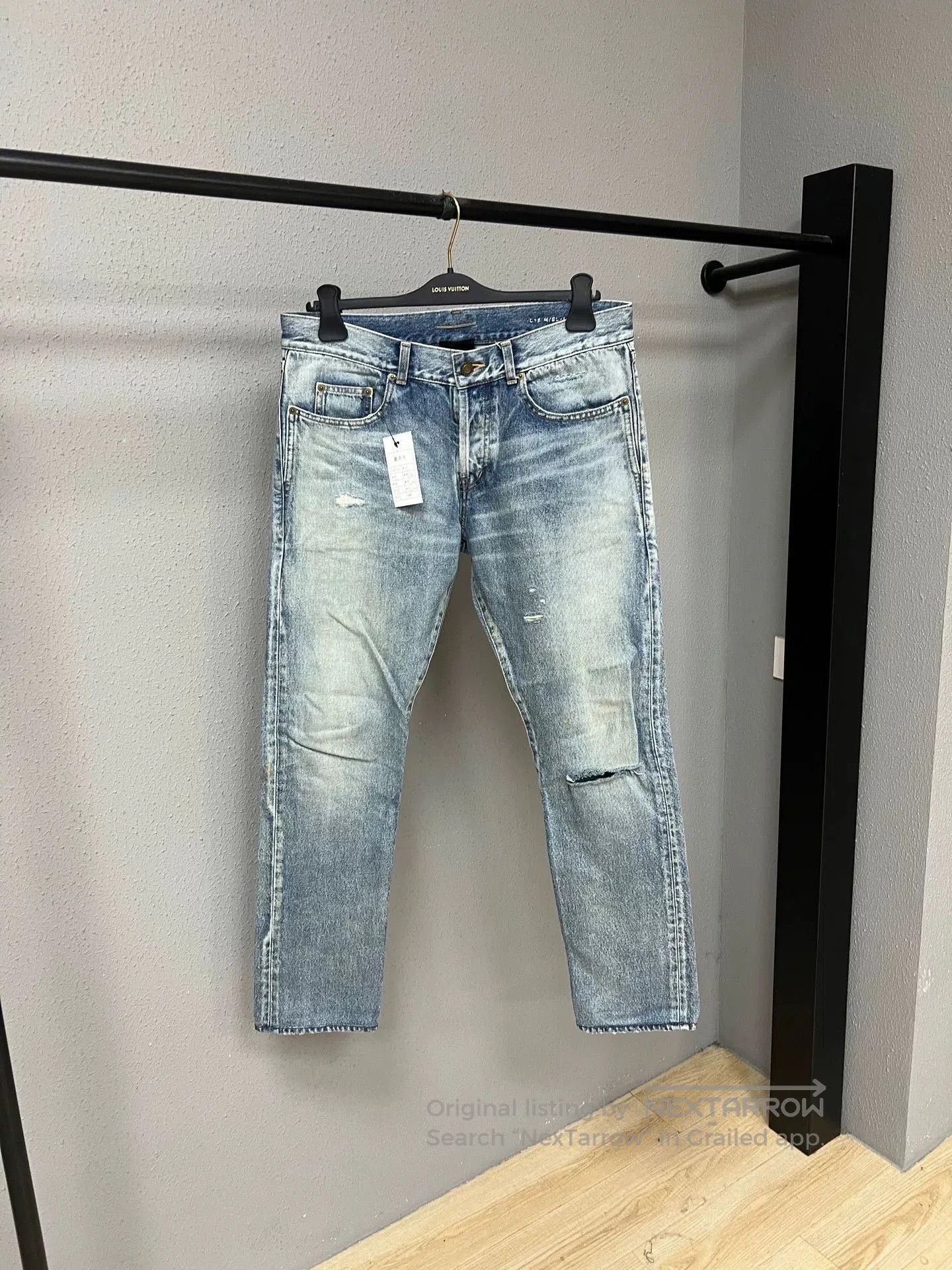 SLY light blue slp angora denim jeans. Size US 32 / EU 48 - 1 Thumbnail