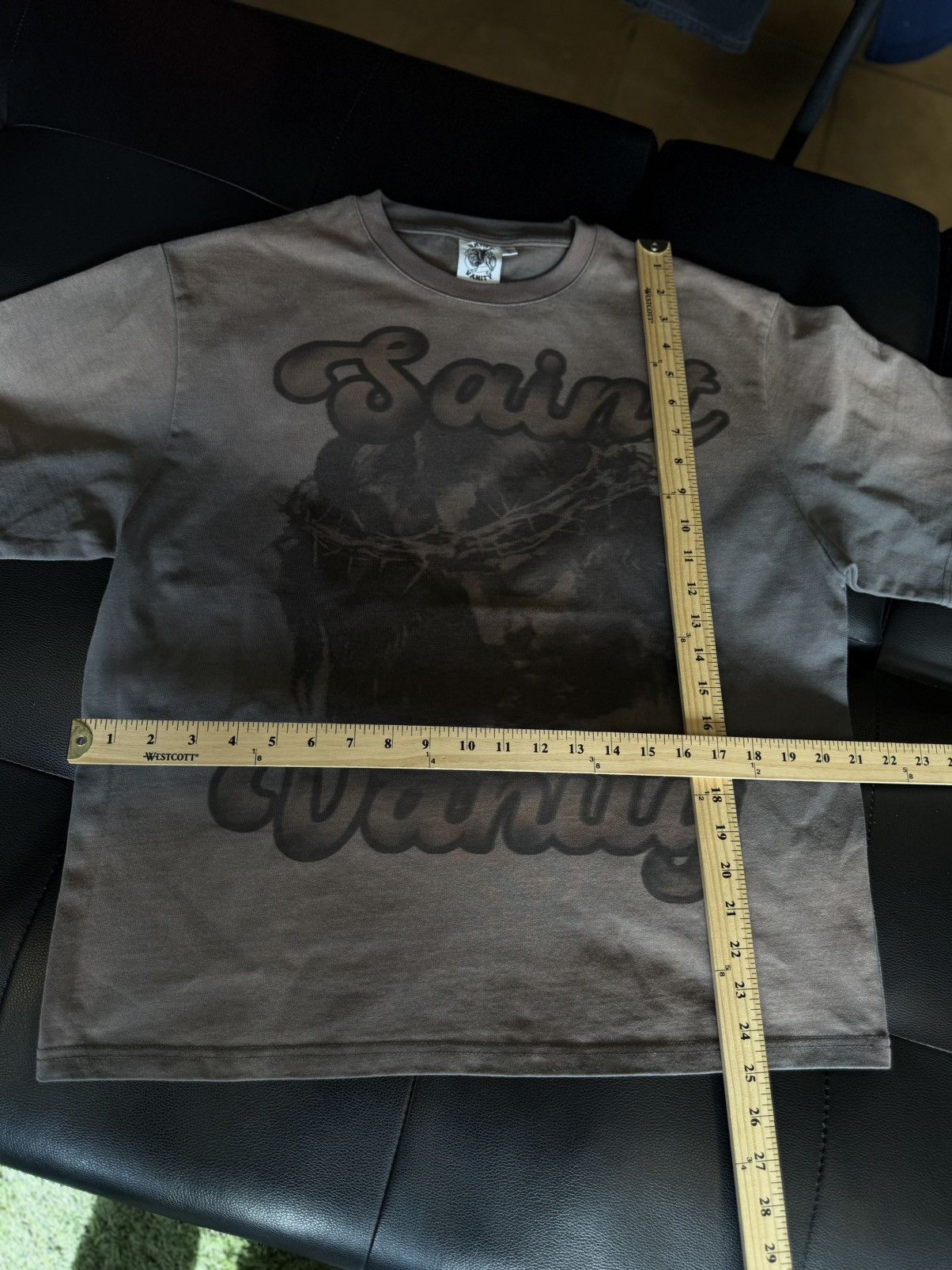 Saint Vanity Saint Vanity UNRELEASED Tee Shirt Logo Grey Size Large (NEW) Size US L / EU 52-54 / 3 - 1 Thumbnail