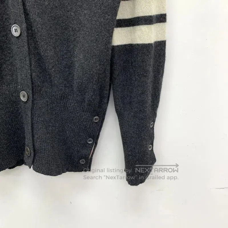 Thom Browne Thom Browne Dark Gray Cashmere Women's Cardigan . Size XXS / US 00 / IT 34 - 4 Thumbnail