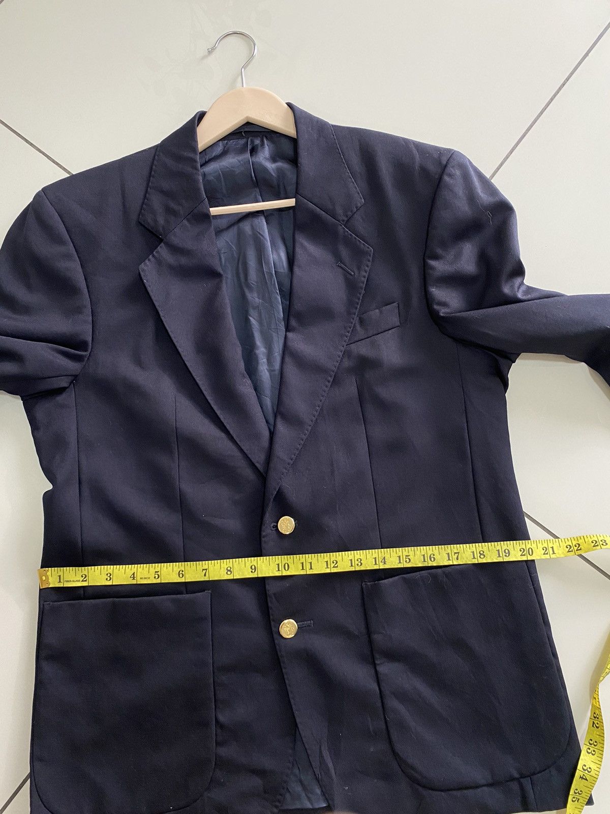 Burberry Burberry Wool Single Breasted Blazer Made In England Size 48S - 21 Thumbnail