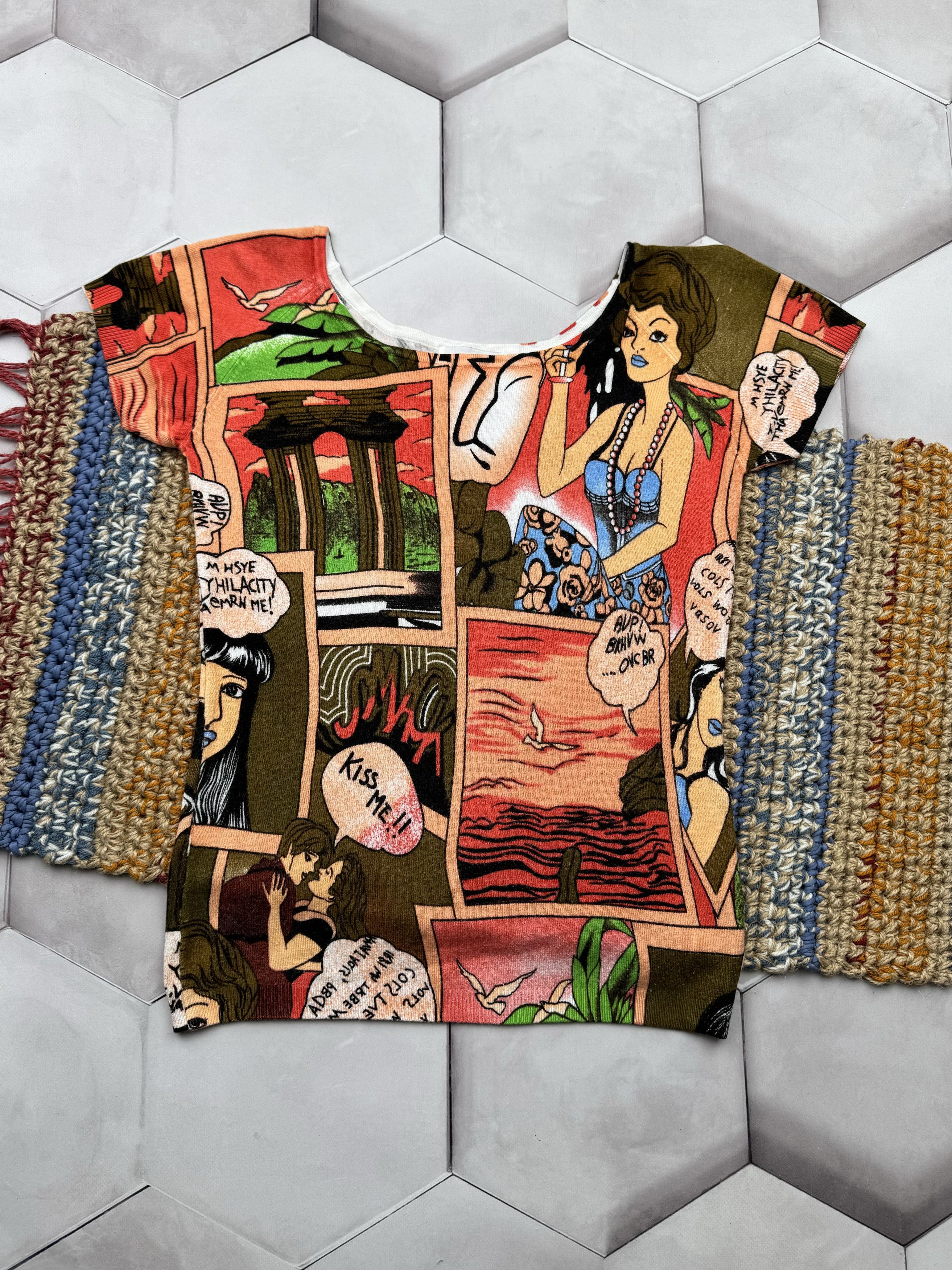 Vintage Vintage Printed Tank (E4) Size M / US 6-8 / IT 42-44 - 1 Thumbnail
