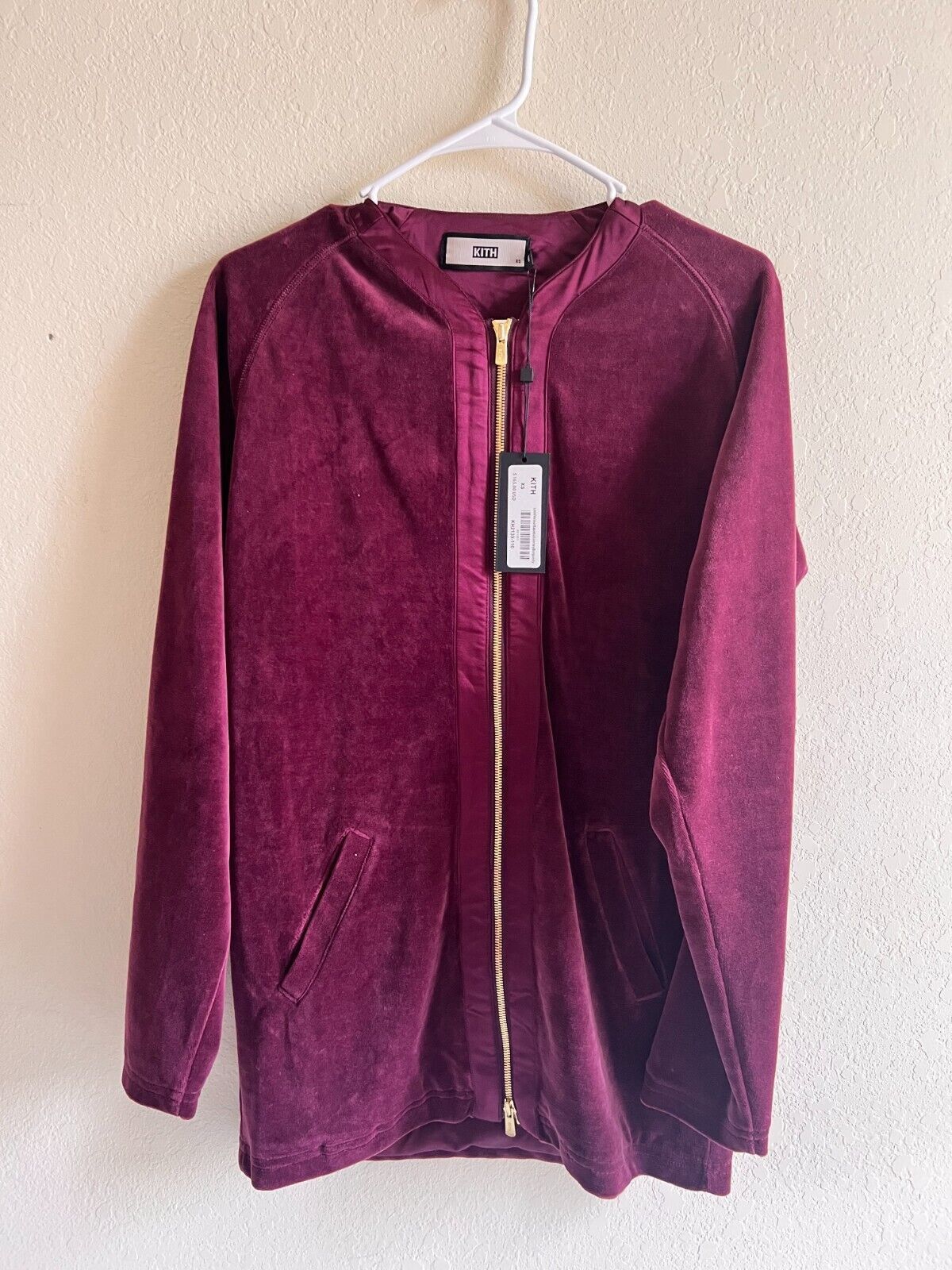 Kith Kith Lidl Velour Baseball Jersey XS Red Size US XS / EU 42 / 0 - 2 Thumbnail
