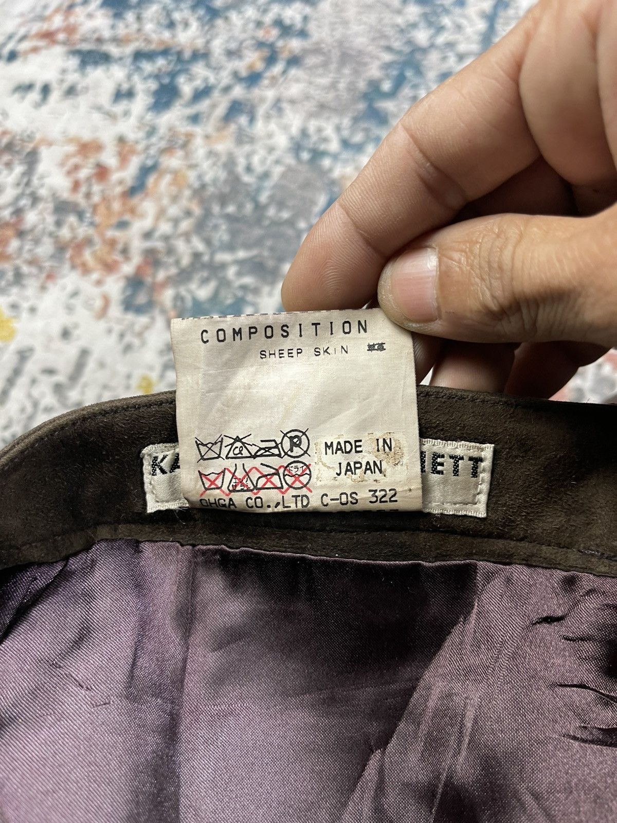 Katharine Hamnett London Katharine Hamnett Sheepskin Suede Leather Pants Size 28" / US 6 / IT 42 - 17 Thumbnail