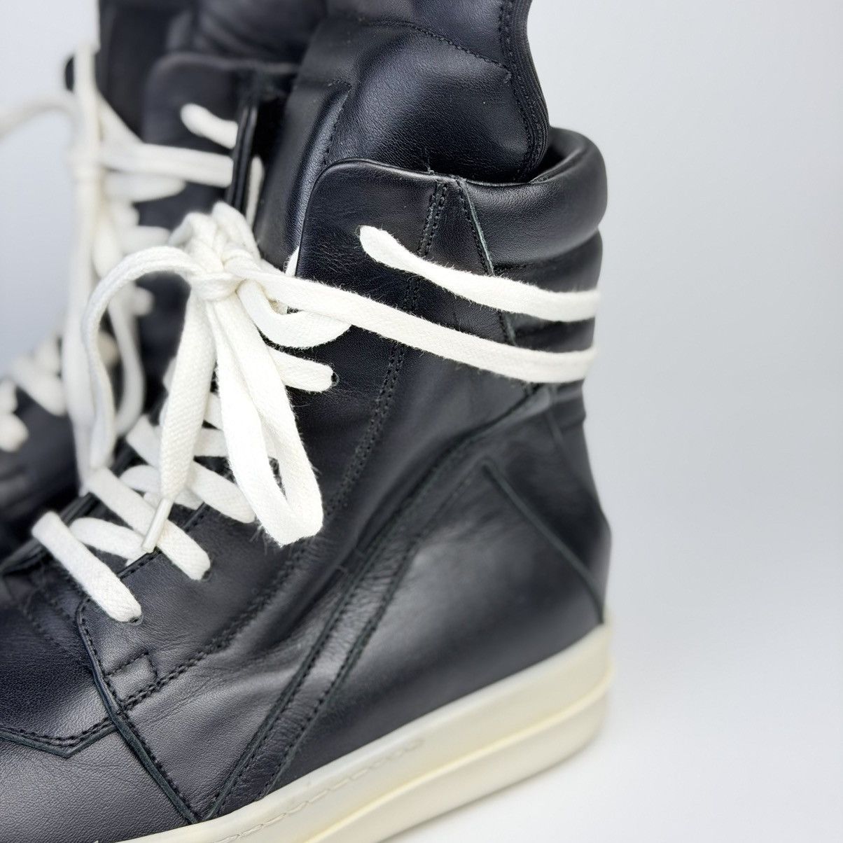 Rick Owens Rick Owens Geobasket Black Size US 6 / IT 36 - 11 Thumbnail