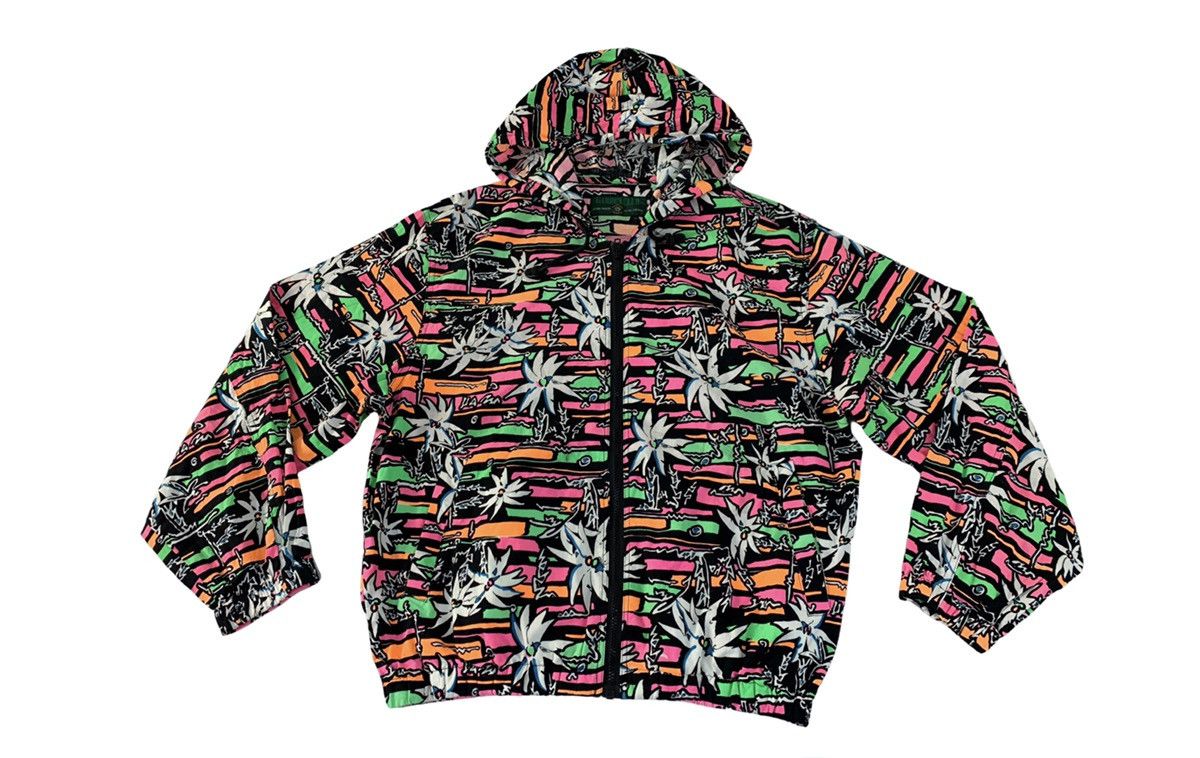Japanese Brand Hype Garden Club Hawaiian Beach Ovp Design Hooded Jacket Size US M / EU 48-50 / 2 - 1 Thumbnail