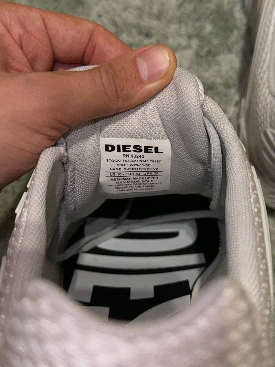 Diesel Diesel S-Prototype V2 Size US 10 / EU 43 - 3 Thumbnail