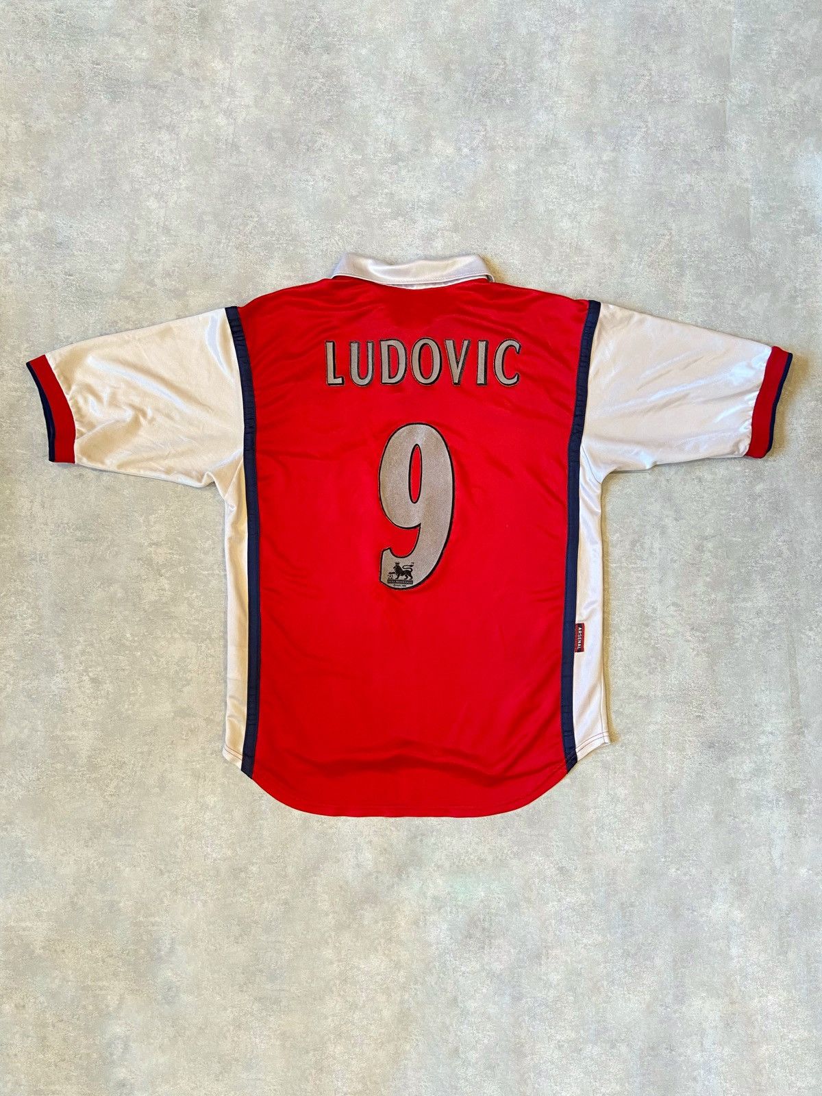 Vintage Nike Arsenal JVC 98/99 Home Vintage Soccer Jersey Made in