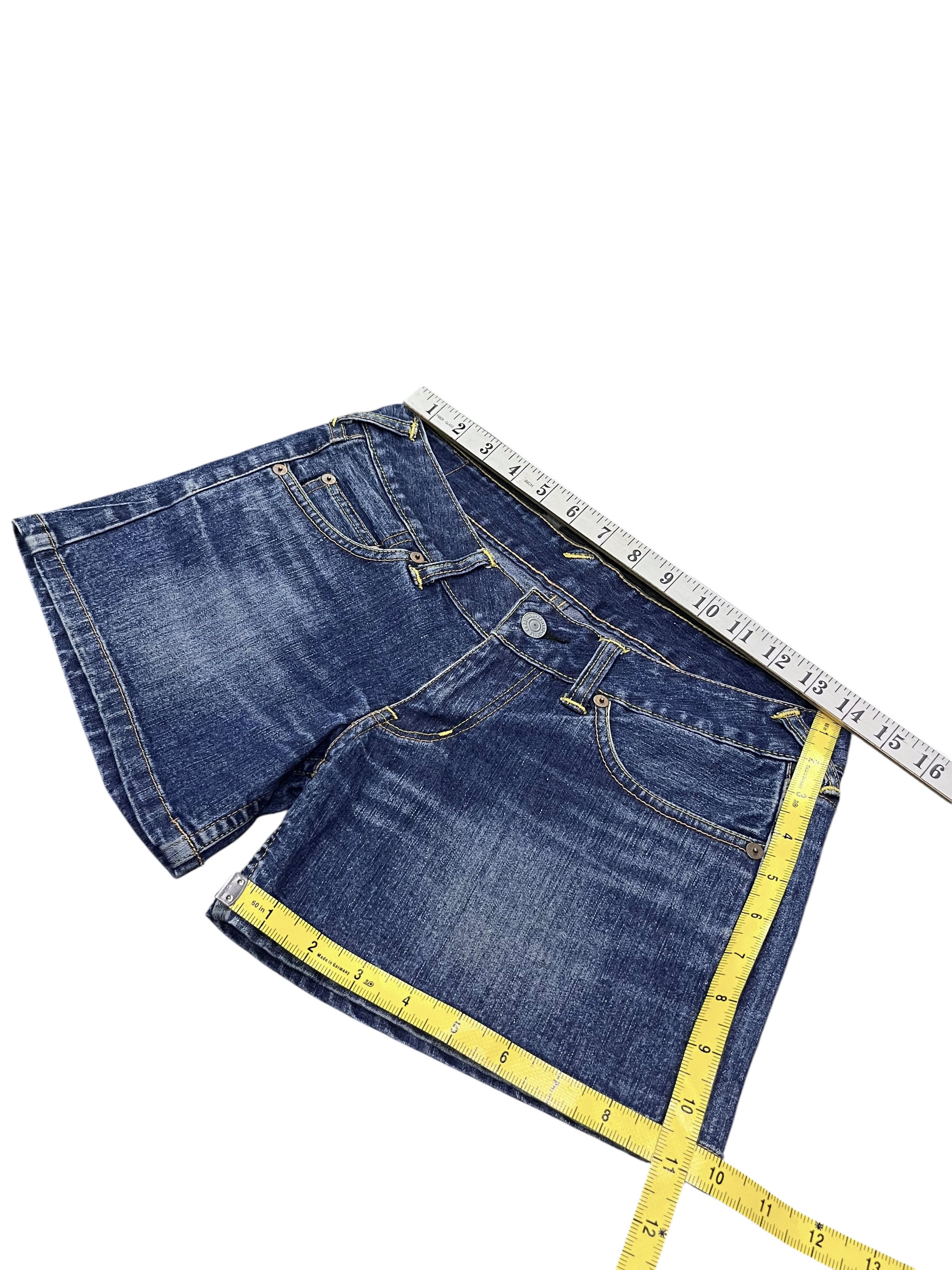 Evisu Vintage EVISU DONNA Denim Hot Pants Shorts Size 28" / US 6 / IT 42 - 13 Thumbnail