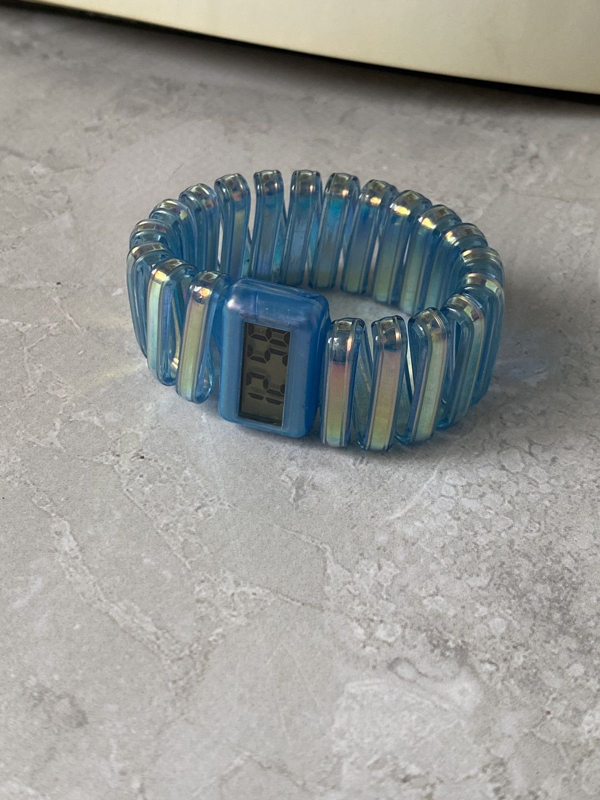 Japanese Brand × Jewelry × Vintage Vintage Blue Retro 90s Digital Watches Size ONE SIZE - 8 Thumbnail
