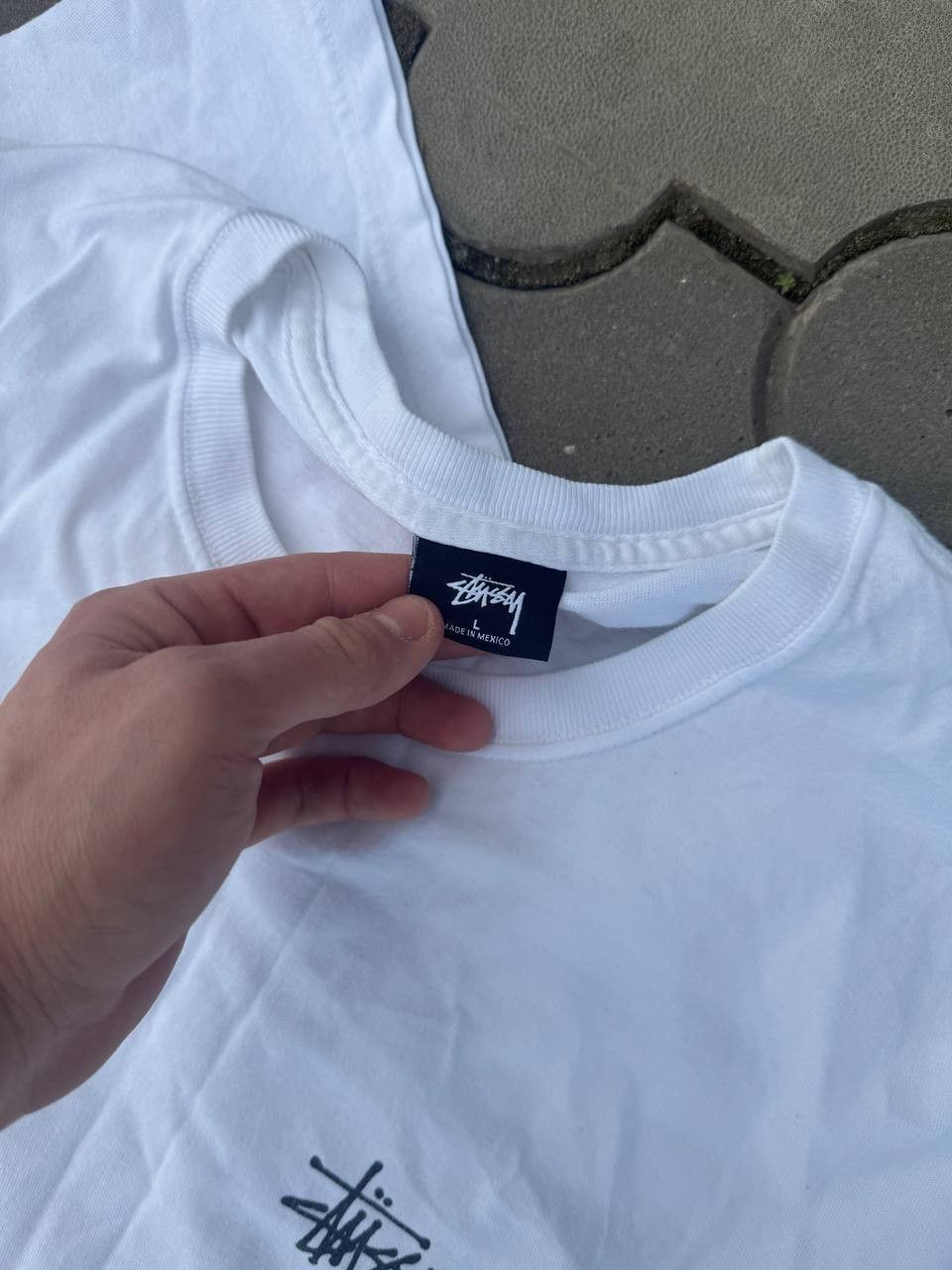 Stussy × Vintage Vintage Stussy Big Logo Oversized Tee Y2K USA Size US L / EU 52-54 / 3 - 4 Thumbnail