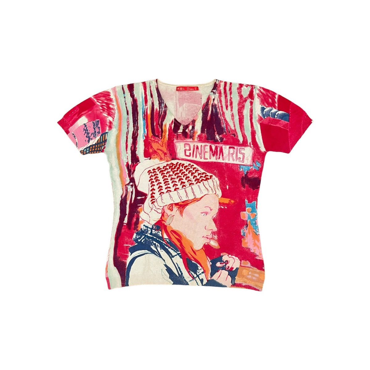 Other Mon Dieu Abstract Art Tee Gaultier Styled Size S / US 4 / IT 40 - 1 Thumbnail