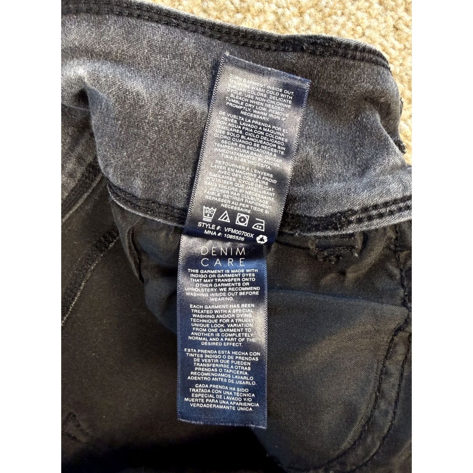 Vintage Curve Appeal Jeans Black Curve Creator Skinny High Rise Womens 8/29 Casual Size 30" / US 8 / IT 44 - 6 Thumbnail