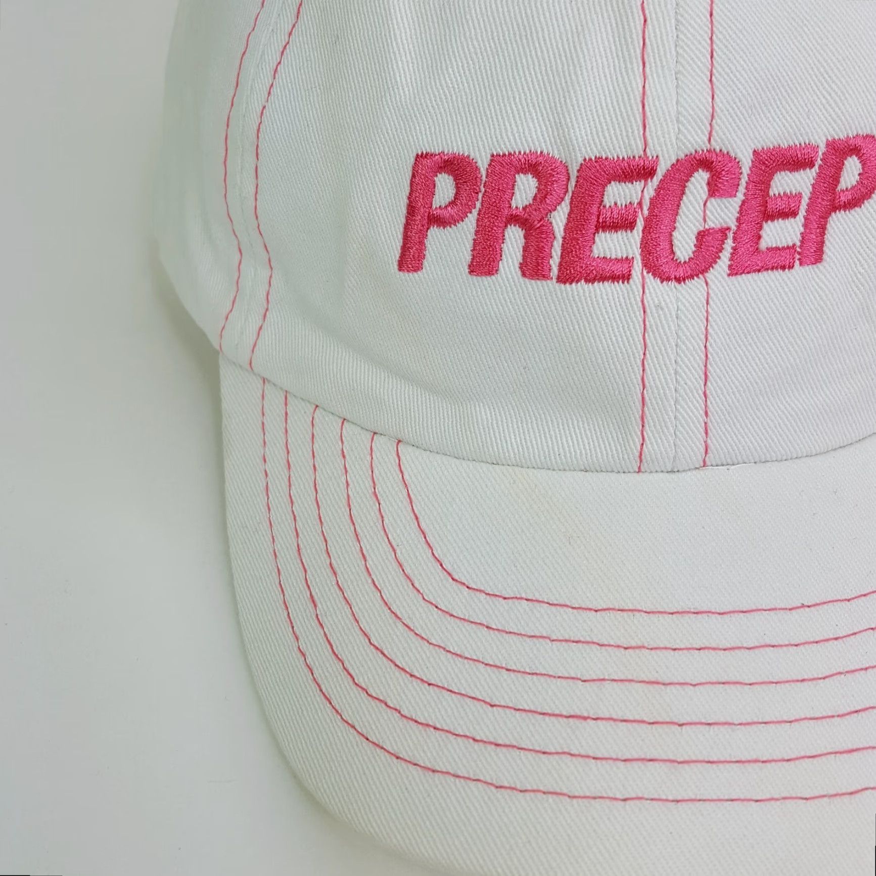 Pinko VINTAGE Precept Golf Women's Adjustable PGA Sports Hat Baseball Cap Pink White Size ONE SIZE - 4 Thumbnail