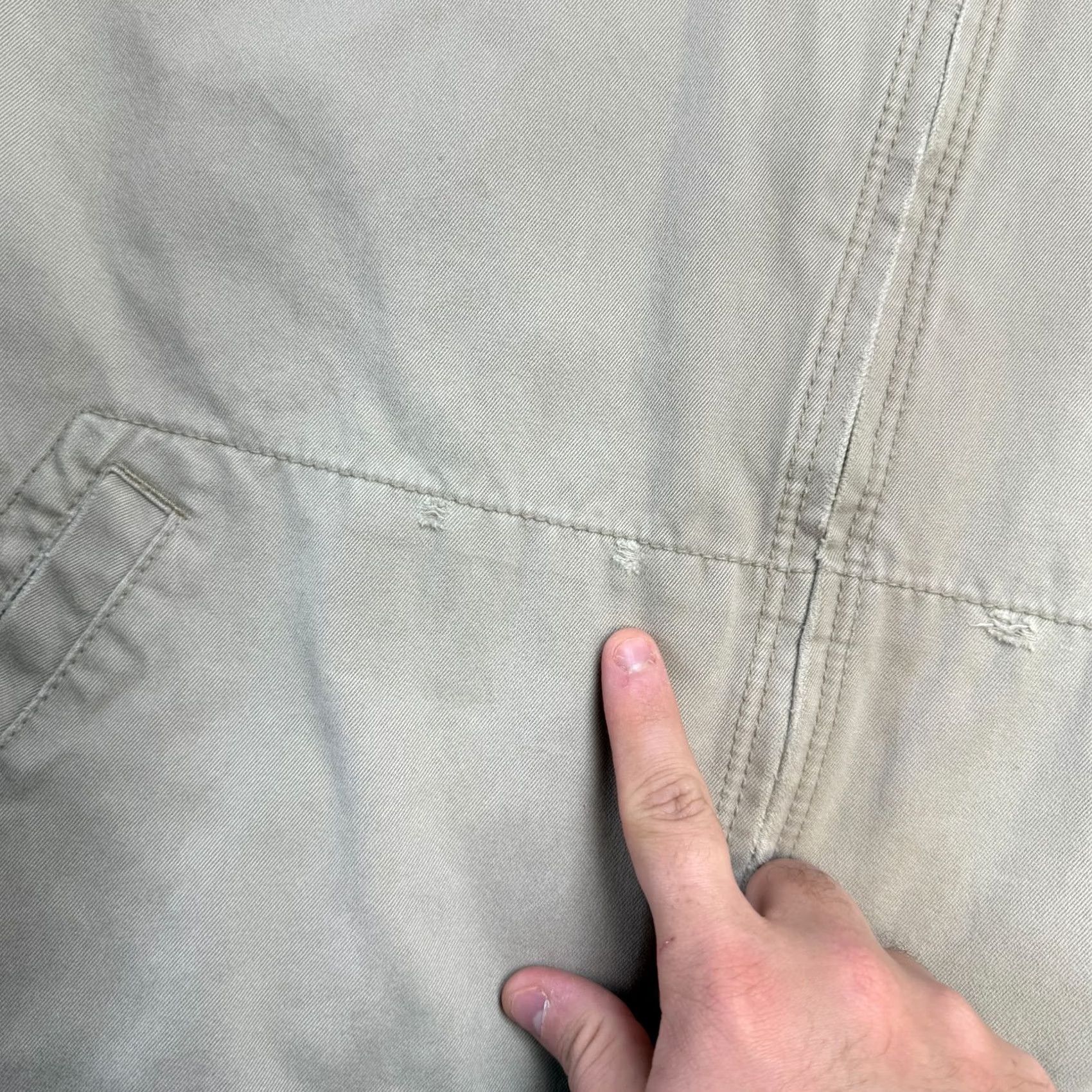 American Eagle Outfitters VTG American Eagle Outfitters Jacket Mens XL Beige Khaki Bomber Twill Pocketed Casual Camouflage? (no) Size US XL / EU 56 / 4 - 5 Thumbnail