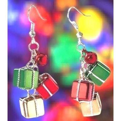 Handmade Christmas Gift Earrings Dangle Hooks New Festive Presents Ho Size ONE SIZE - 4 Thumbnail