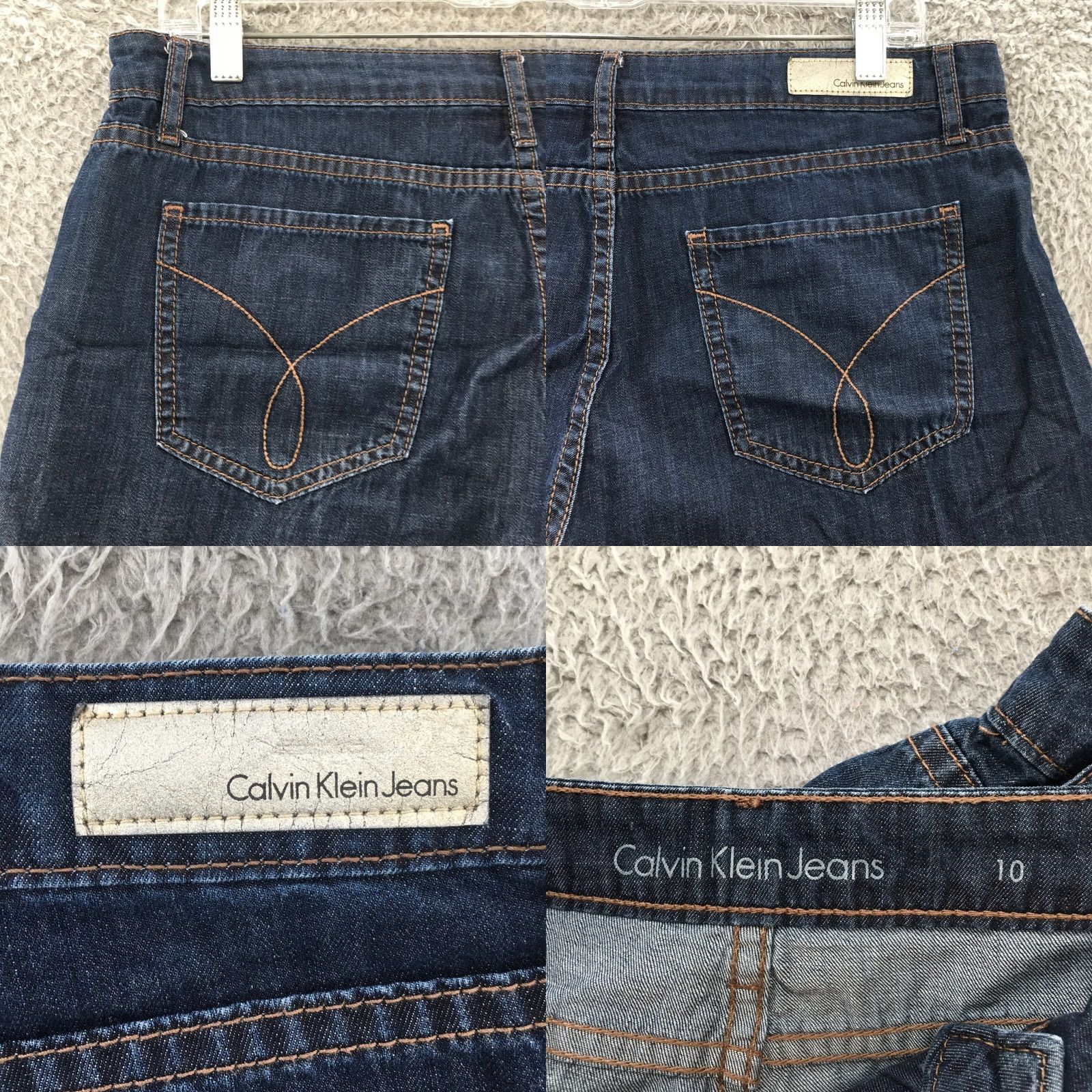 Calvin Klein Calvin Klein Cut Off Shorts Womens 10 Blue Denim High Rise Zip Fly Shorts Women 10 Blue Denim Casual Activewear Summer Womens Size 32" / US 10 / IT 46 - 9 Thumbnail