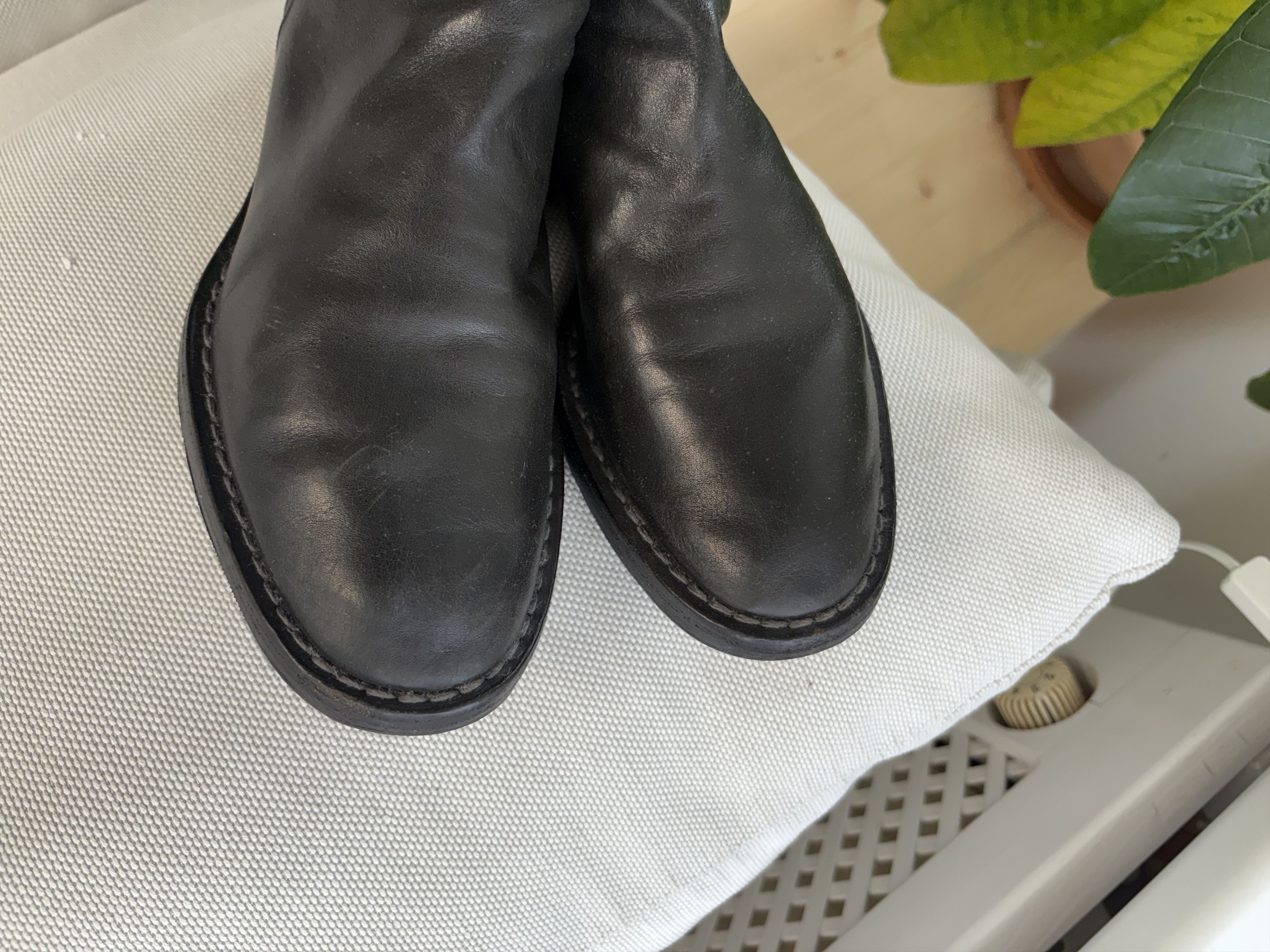 Maison Margiela Maison Martin Margiela Black Leather Calfskin Boots Size US 6.5 / EU 39-40 - 5 Thumbnail