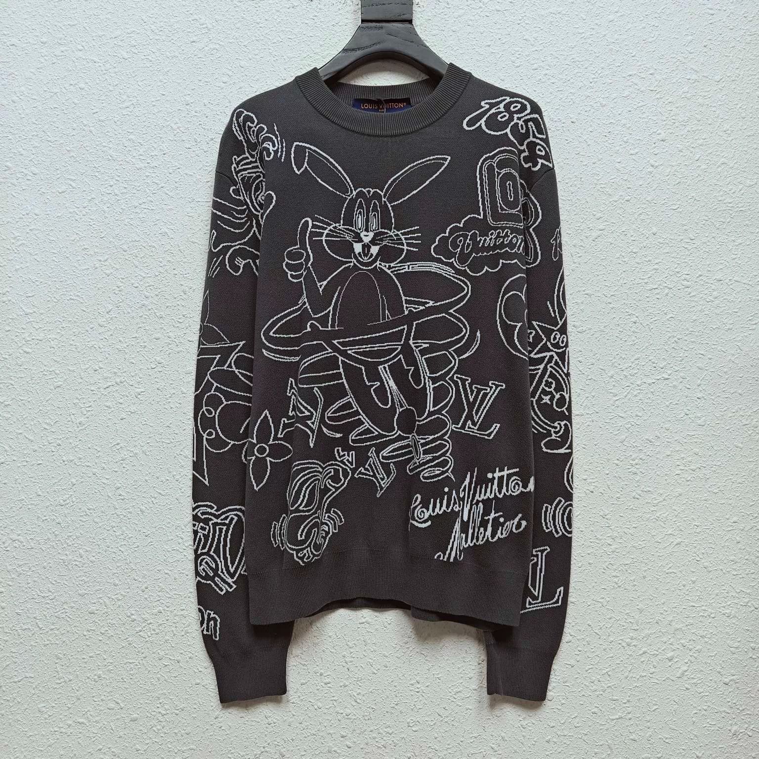 Louis Vuitton louis vuitton rabbit embroidery knit sweatshirt Size S / US 4 / IT 40 - 1 Thumbnail