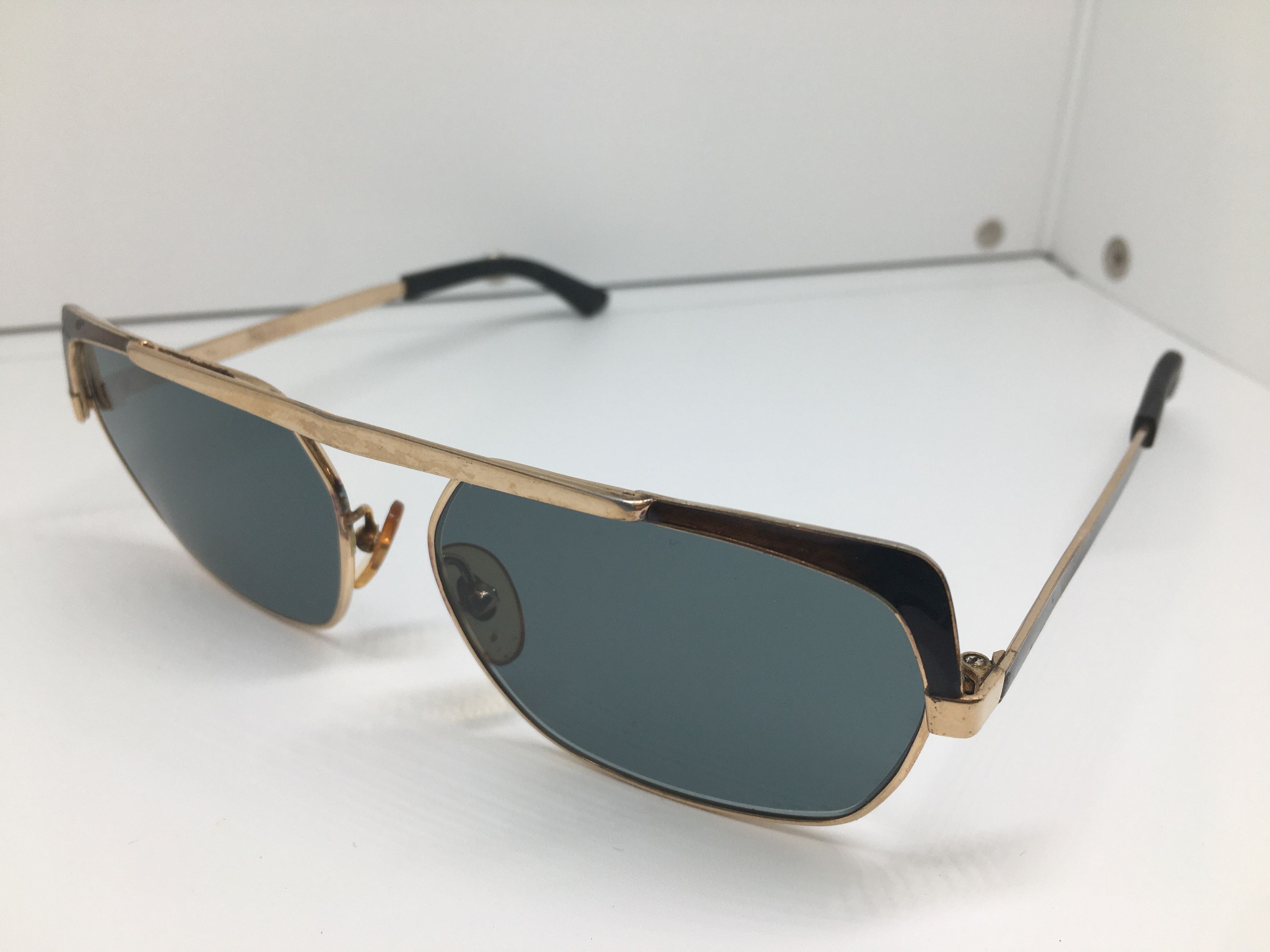 Vintage Vinatge Amor Gold ROCKABILLY sunglasses Frame France Size ONE SIZE - 3 Thumbnail