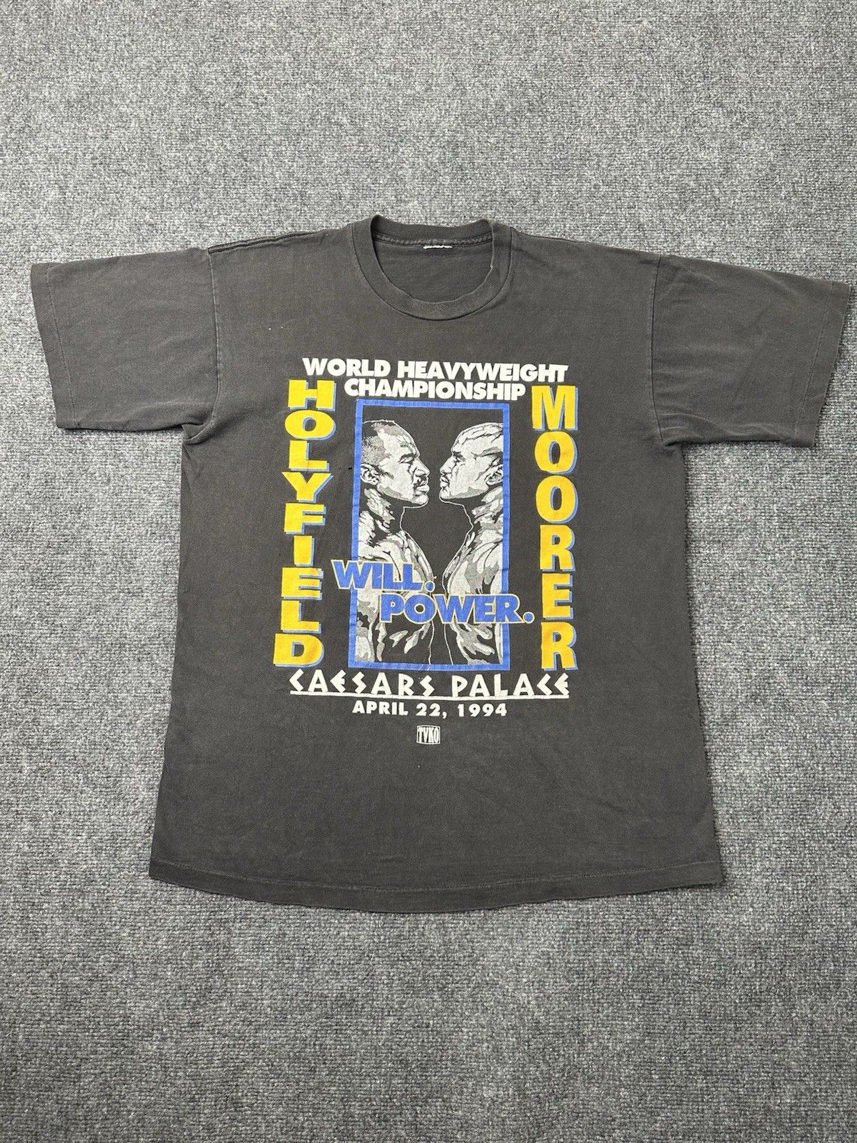 Other Mens T-Shirt Holyfield Moorer Boxing Black 1994, Size M Size US M / EU 48-50 / 2 - 1 Thumbnail