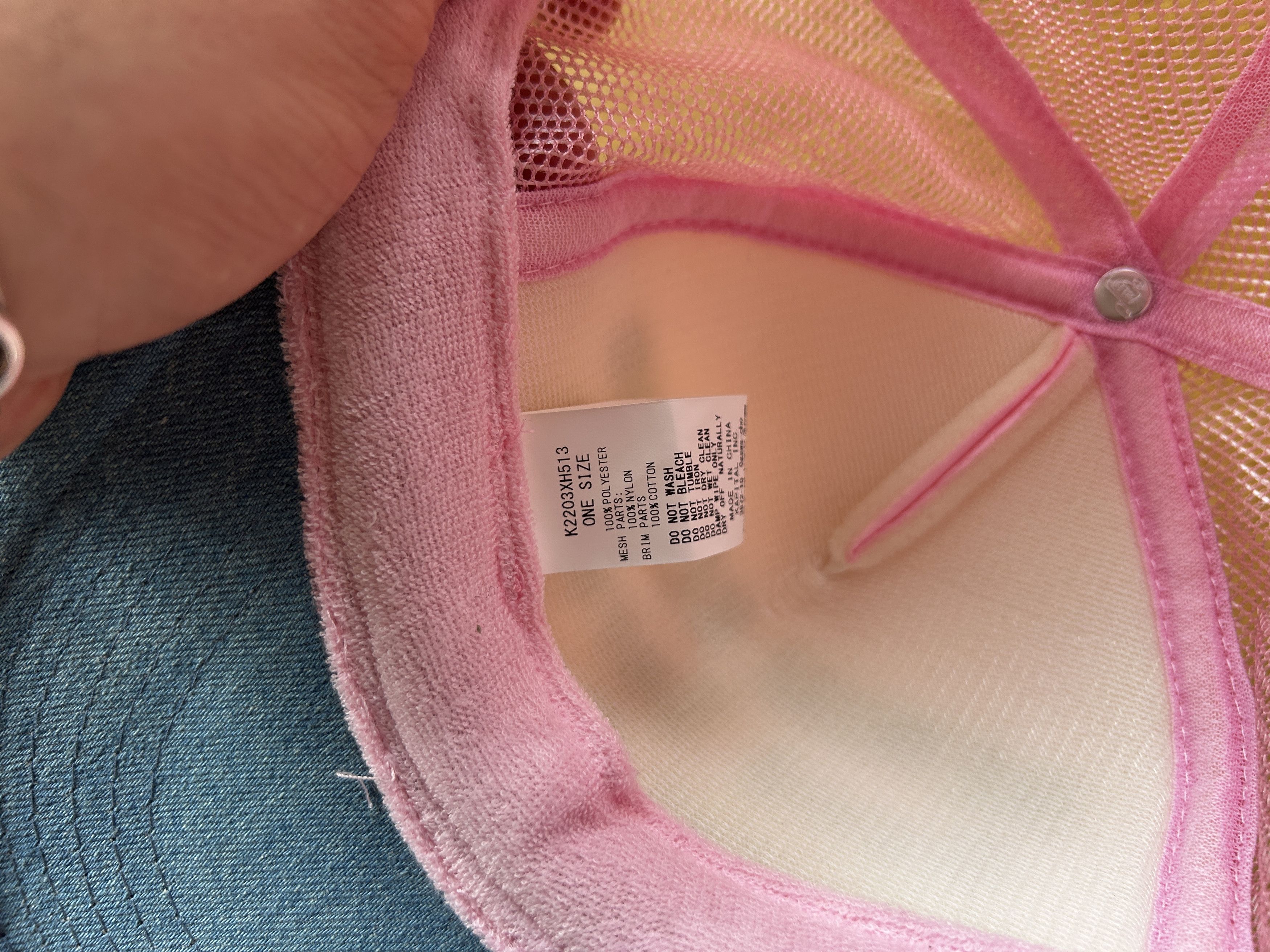 Kapital Kapital Kountry Japan Cap pink blue Size ONE SIZE - 6 Thumbnail