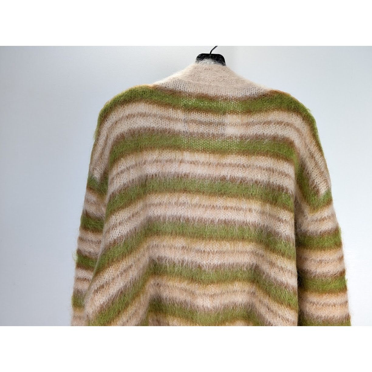 Marni o1rshd1 Iconic Brushed Stripe Cardigan in Light Camel Size US XL / EU 56 / 4 - 11 Thumbnail