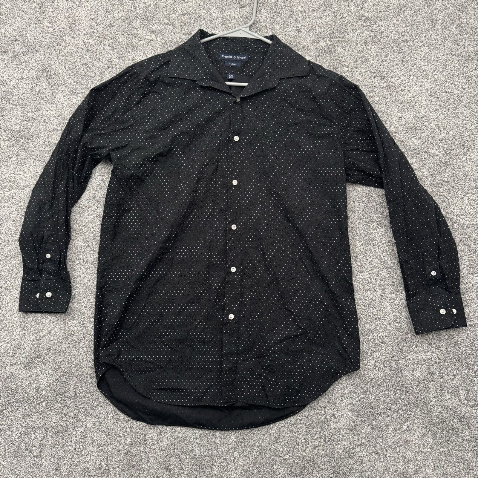 Other Preswick & Moore Button Shirt Men L 16 16.5 Slim Fit Dotted Size US L / EU 52-54 / 3 - 1 Thumbnail
