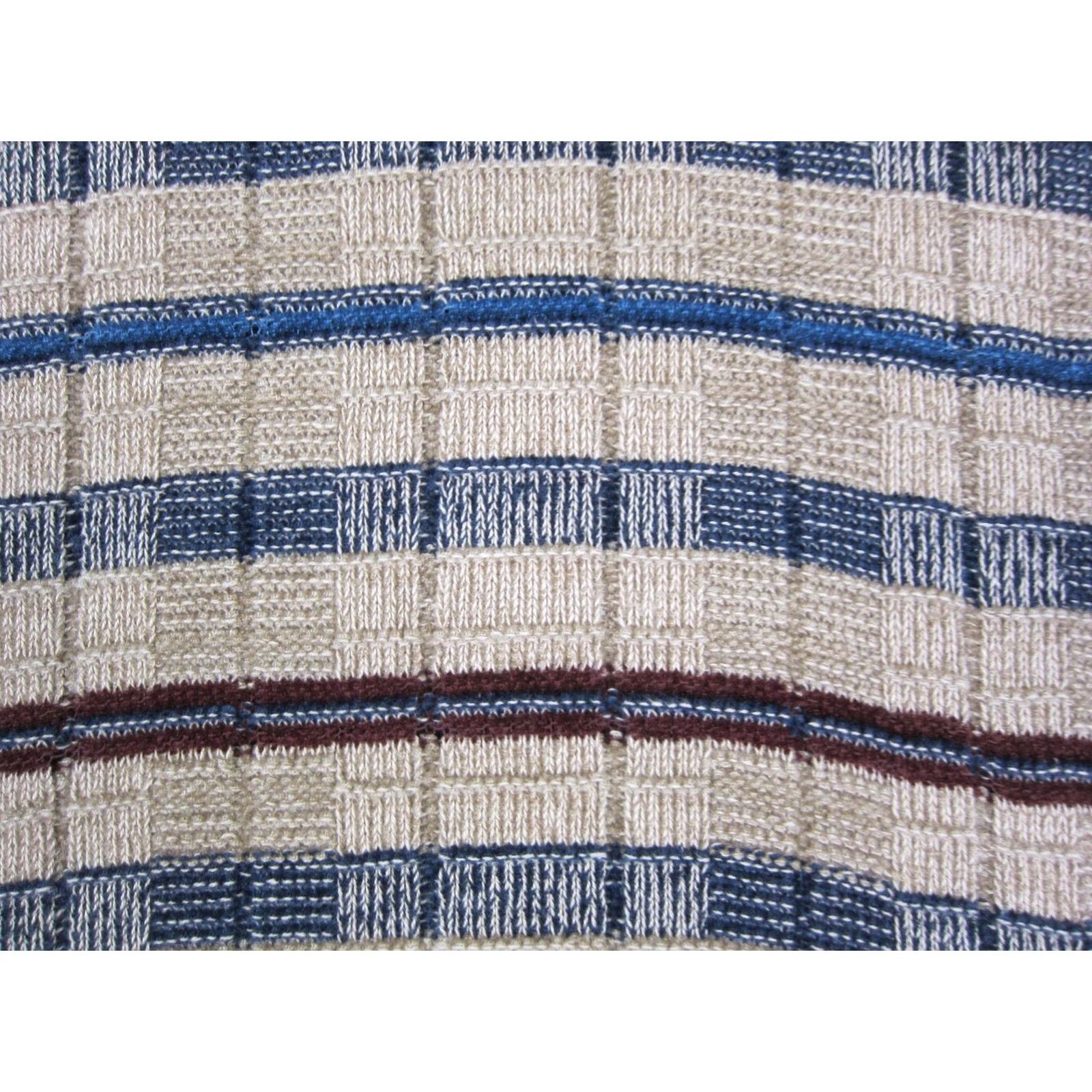 Roundtree & Yorke VINTAGE Roundtree & Yorke Sweater Mens XL Brown Striped Knit Crew Neck Pullover 90s Size US XL / EU 56 / 4 - 2 Thumbnail