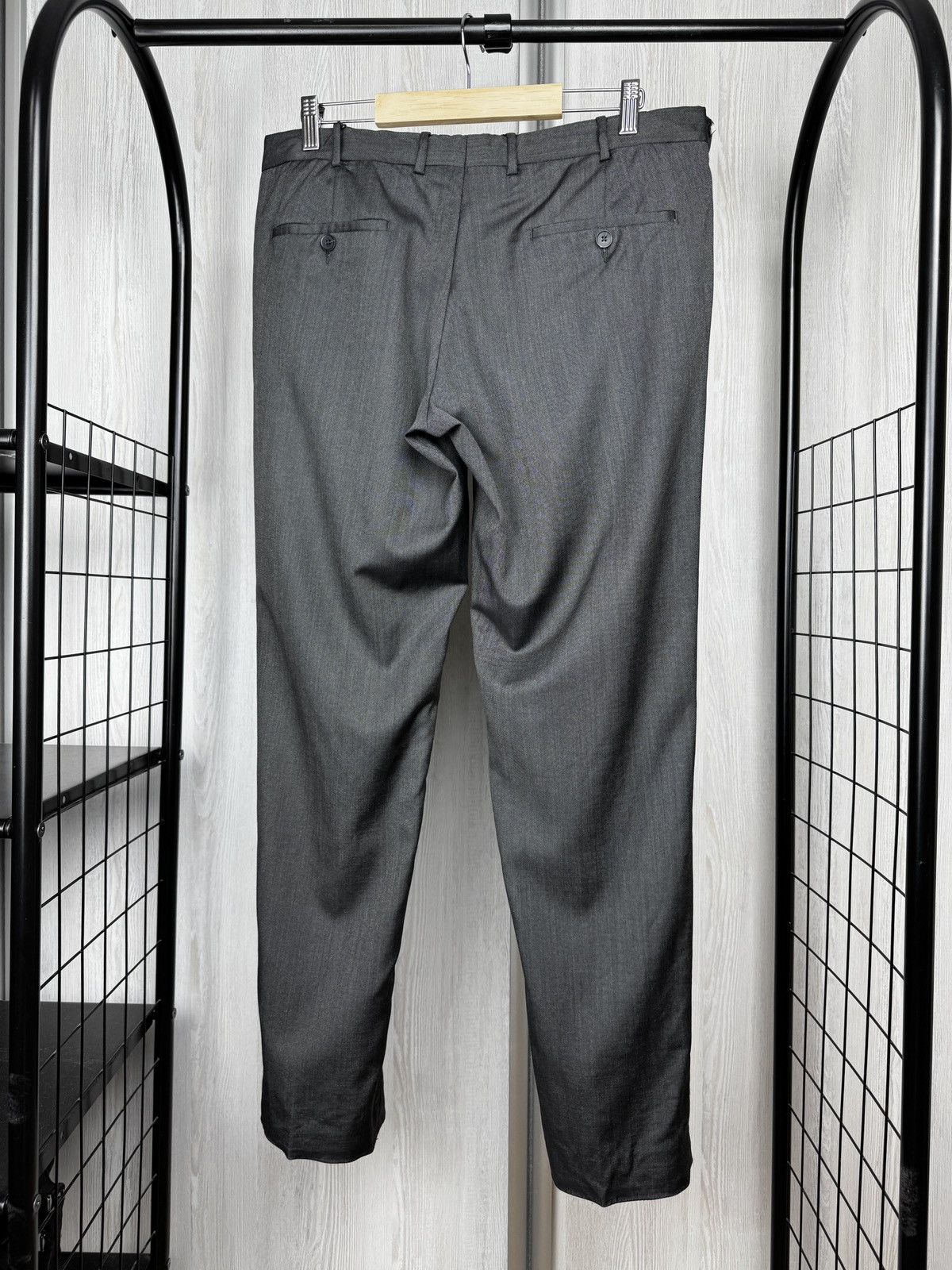 Z Zegna Z Zegna Graphite Grey Wool Silk 2 pcs city suit size 50R Size 40R - 18 Thumbnail
