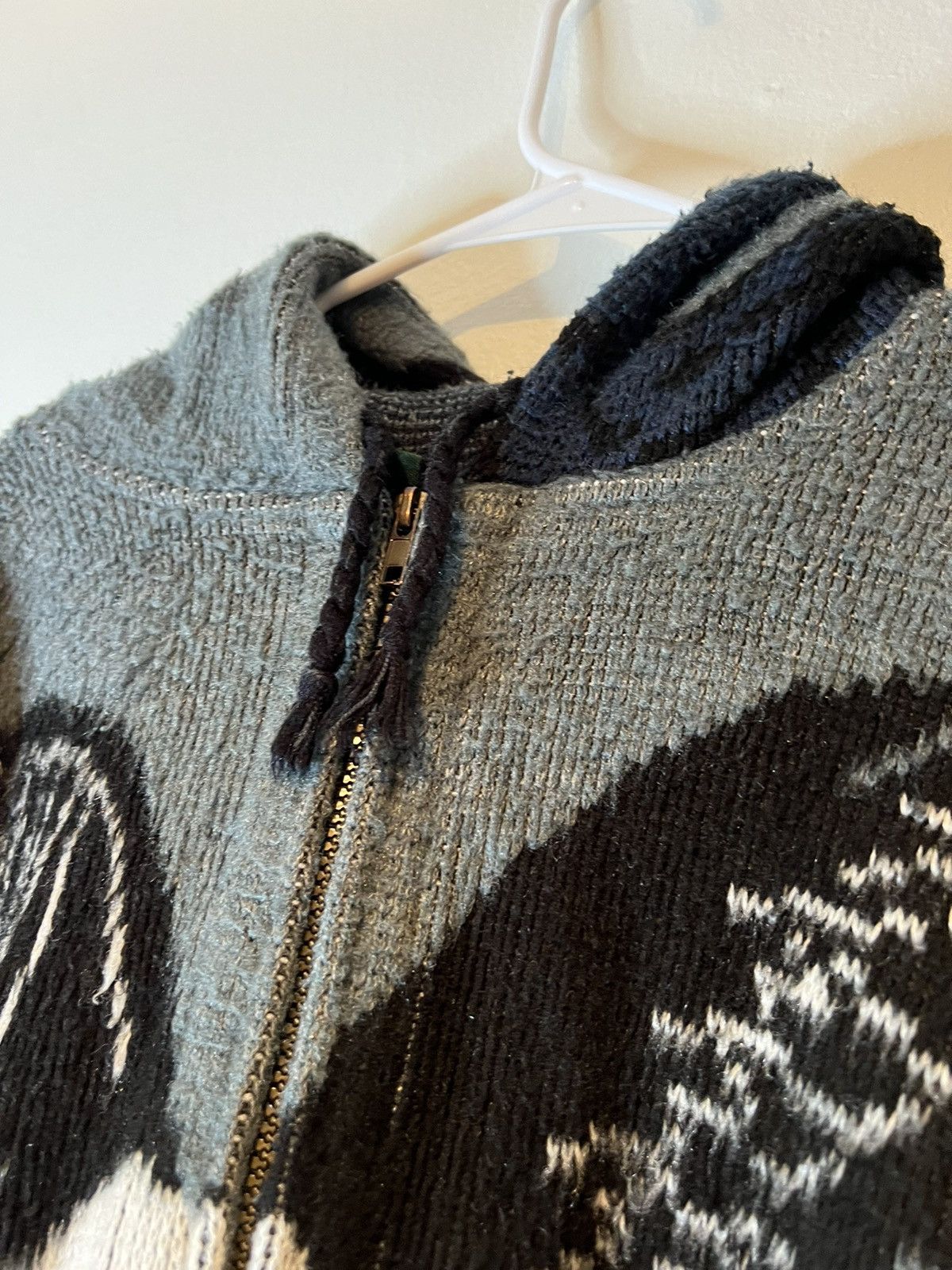 Vintage Vintage Tejidos Ruminahui Eagle Sweater Adult L Zip Up Wool Size US L / EU 52-54 / 3 - 4 Thumbnail