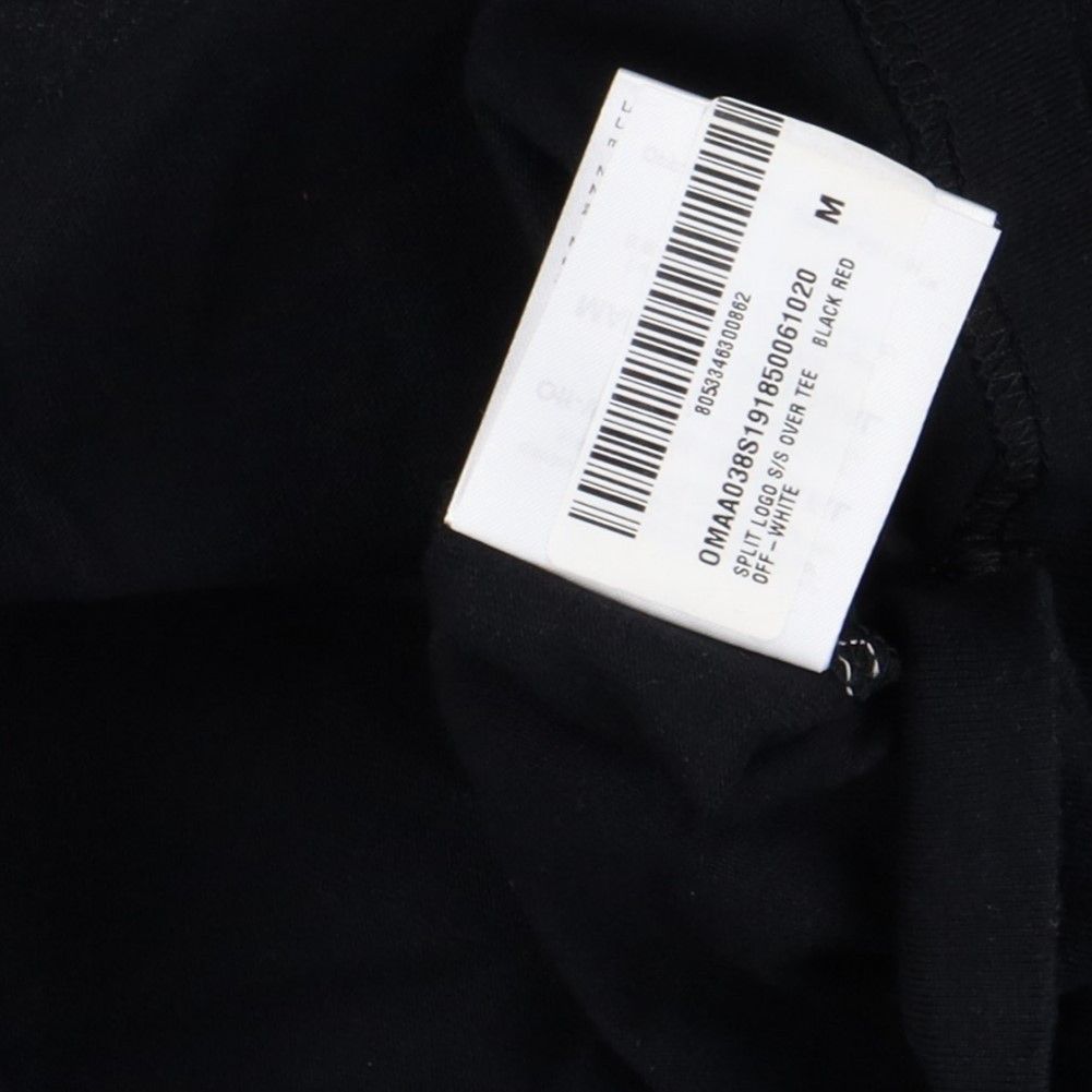 Off-White Black and Red Split Arrows Oversized T-Shirt Size US M / EU 48-50 / 2 - 9 Thumbnail