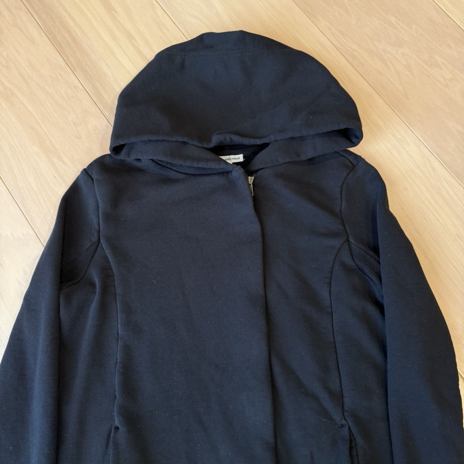James Perse James Perse Jacket Women's 4 Cotton Full Zip Asymmetrical Size S / US 4 / IT 40 - 3 Thumbnail