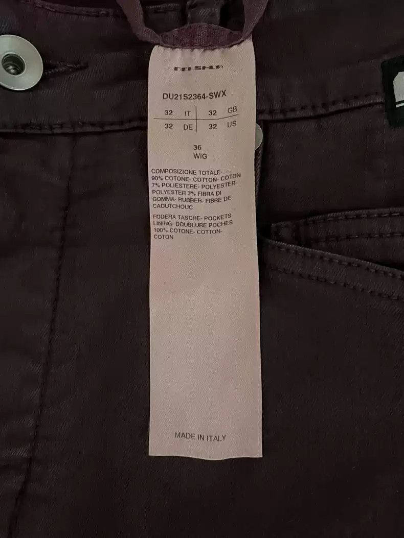 Rick Owens Rick Owens Wax trousers brushed with wax jeans -2507 Size US 31 - 4 Thumbnail