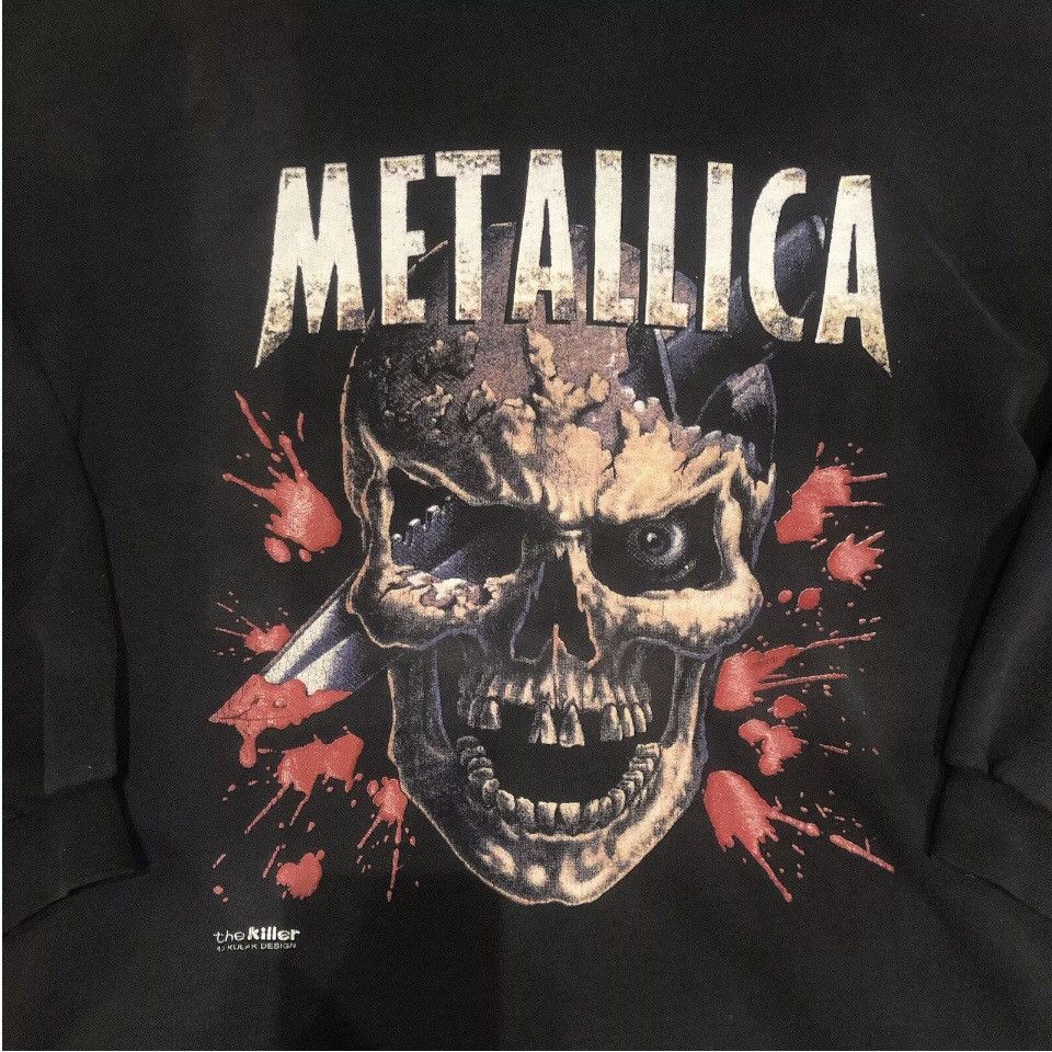 Band Tees × Metallica × Vintage Vintage 1998 Metallica Kill ‘Em All Kulak Design Hoodie Size US L / EU 52-54 / 3 - 3 Thumbnail
